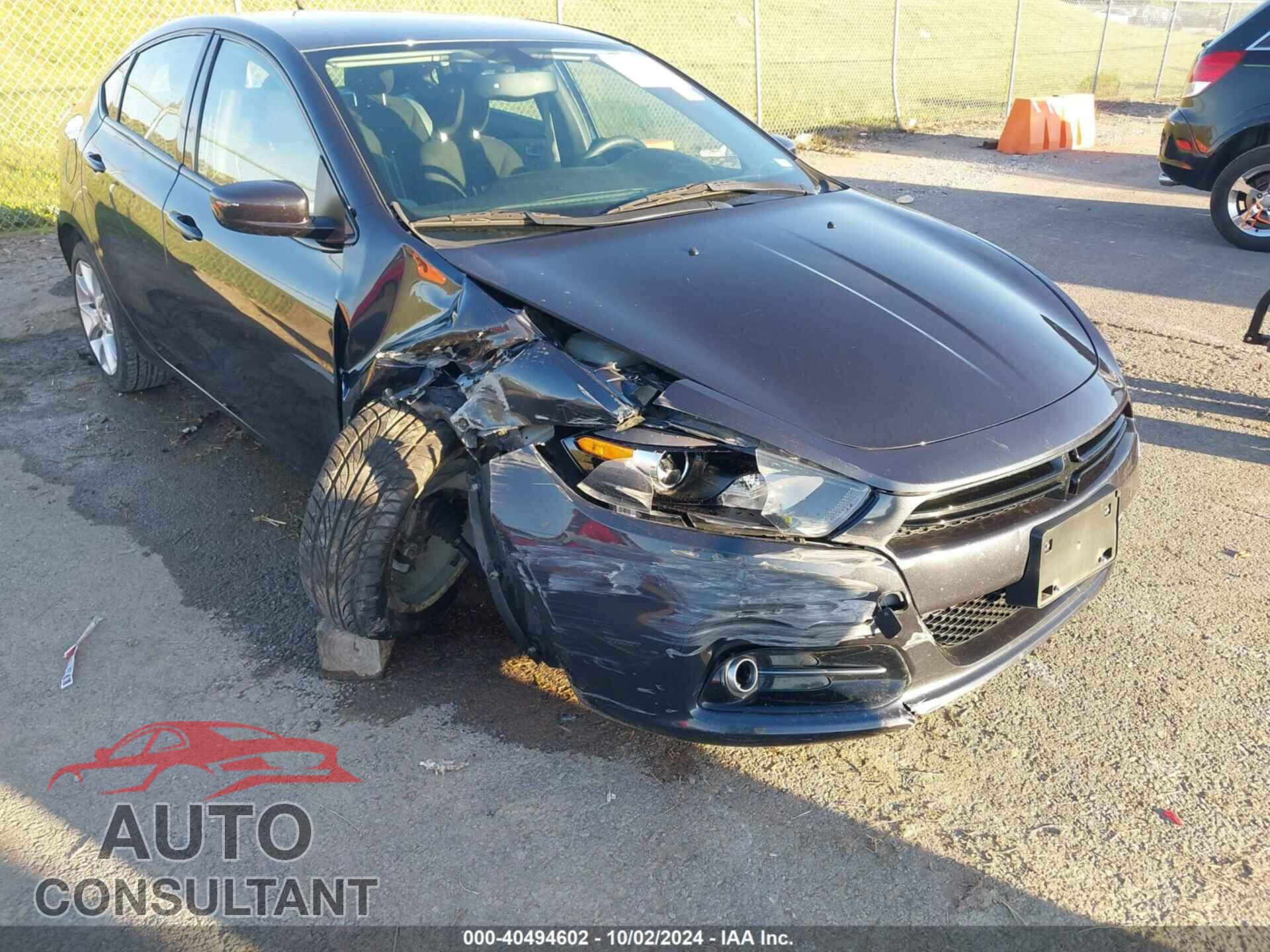 DODGE DART 2013 - 1C3CDFBA7DD289536