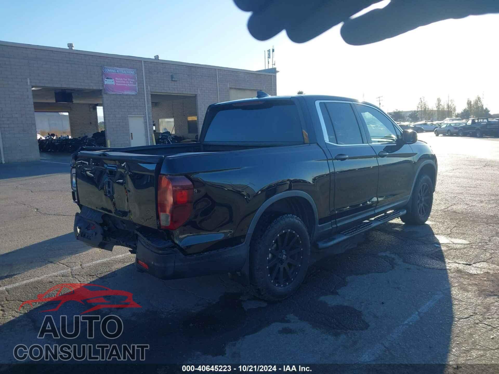 HONDA RIDGELINE 2017 - 5FPYK3F52HB030395