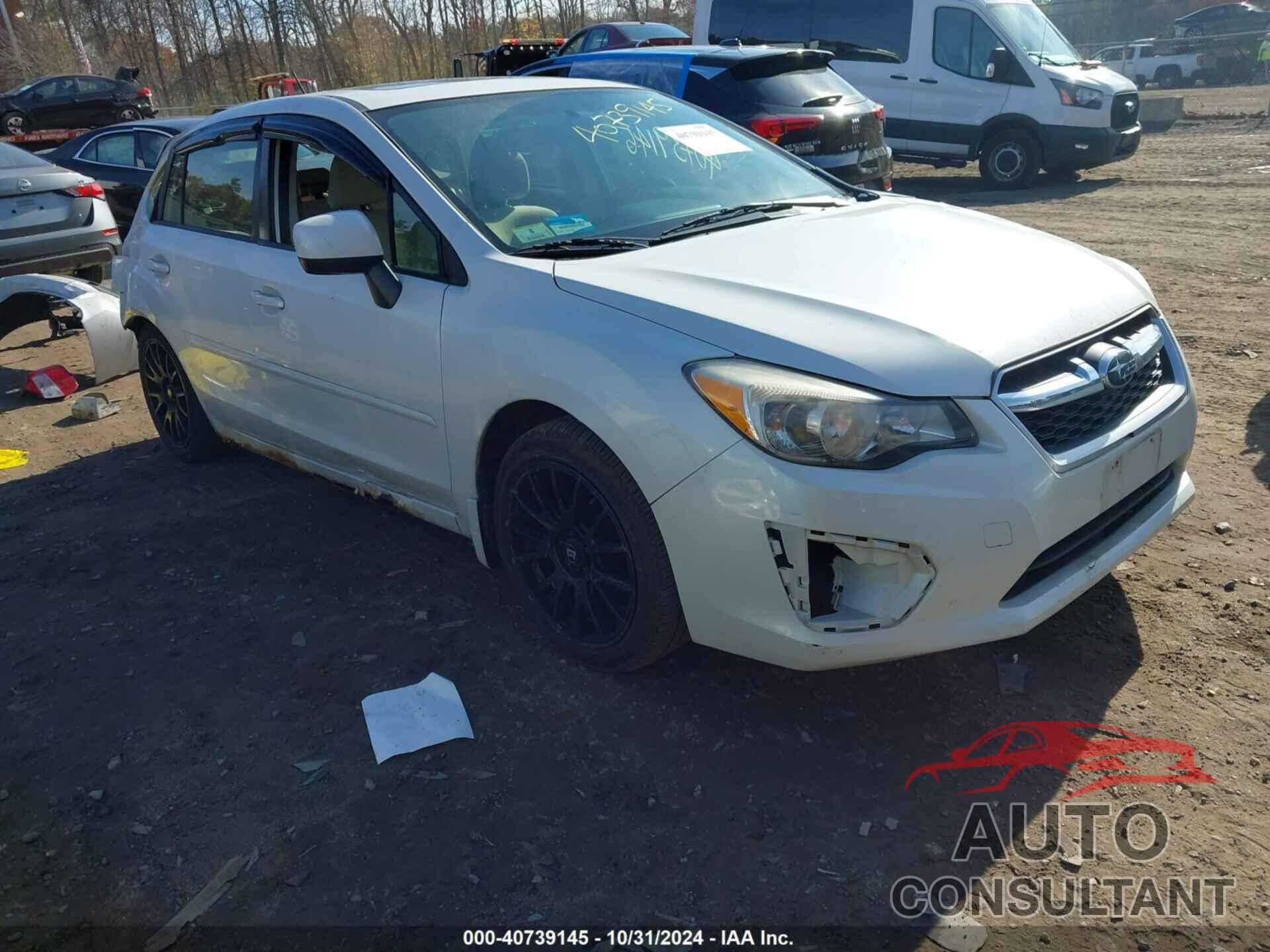 SUBARU IMPREZA 2013 - JF1GPAD67DH201907