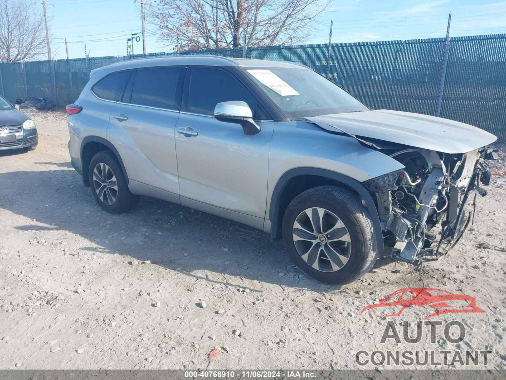 TOYOTA HIGHLANDER 2021 - 5TDGZRBH8MS059280