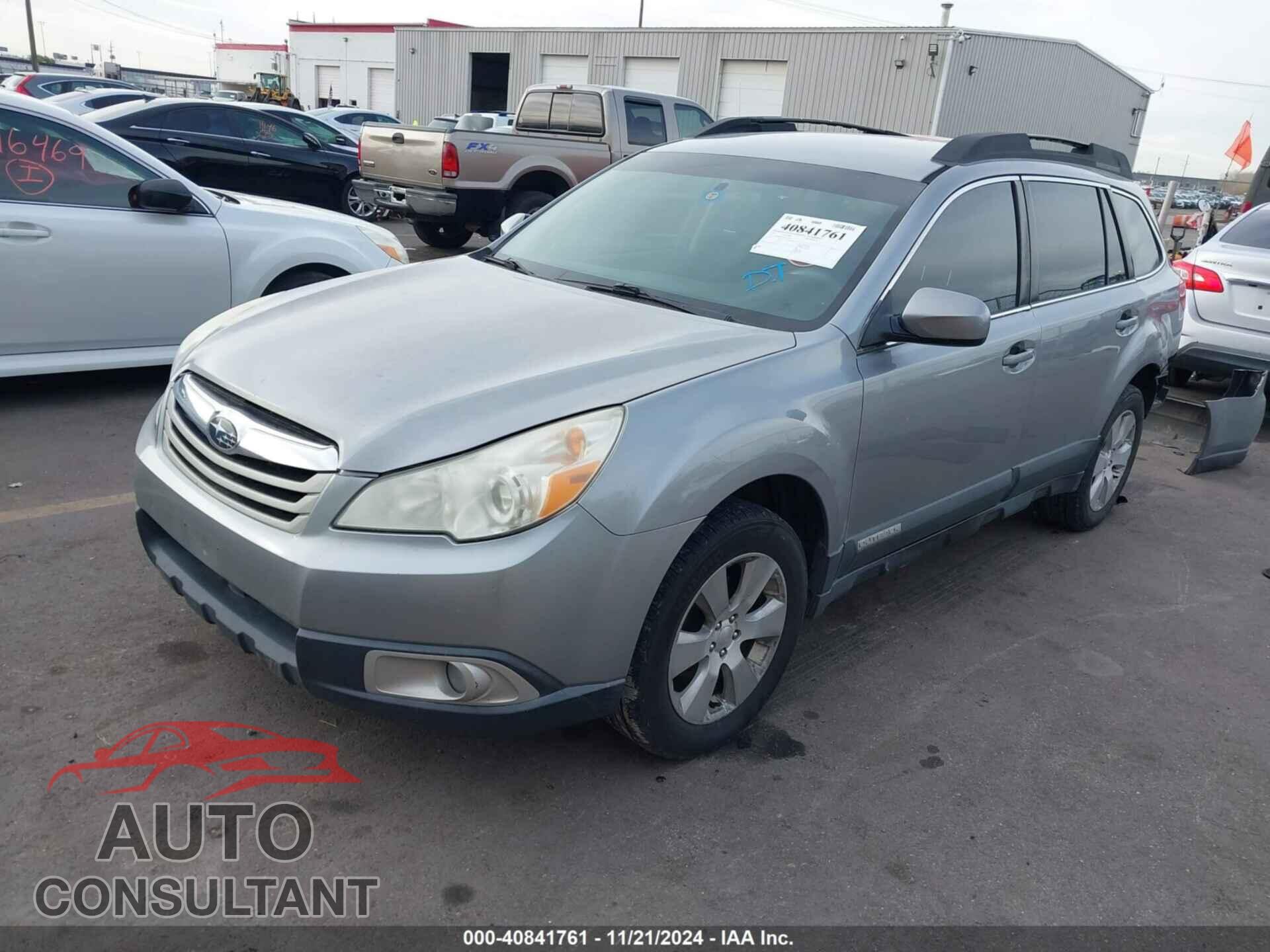 SUBARU OUTBACK 2011 - 4S4BRBCC5B3332562