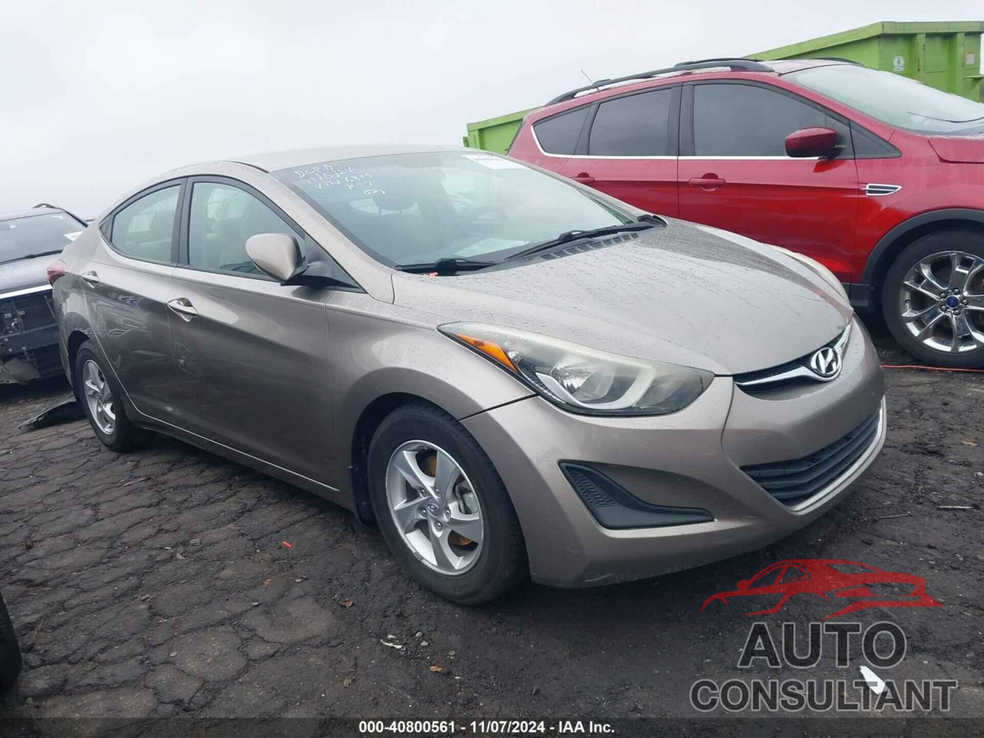 HYUNDAI ELANTRA 2014 - 5NPDH4AE0EH546805