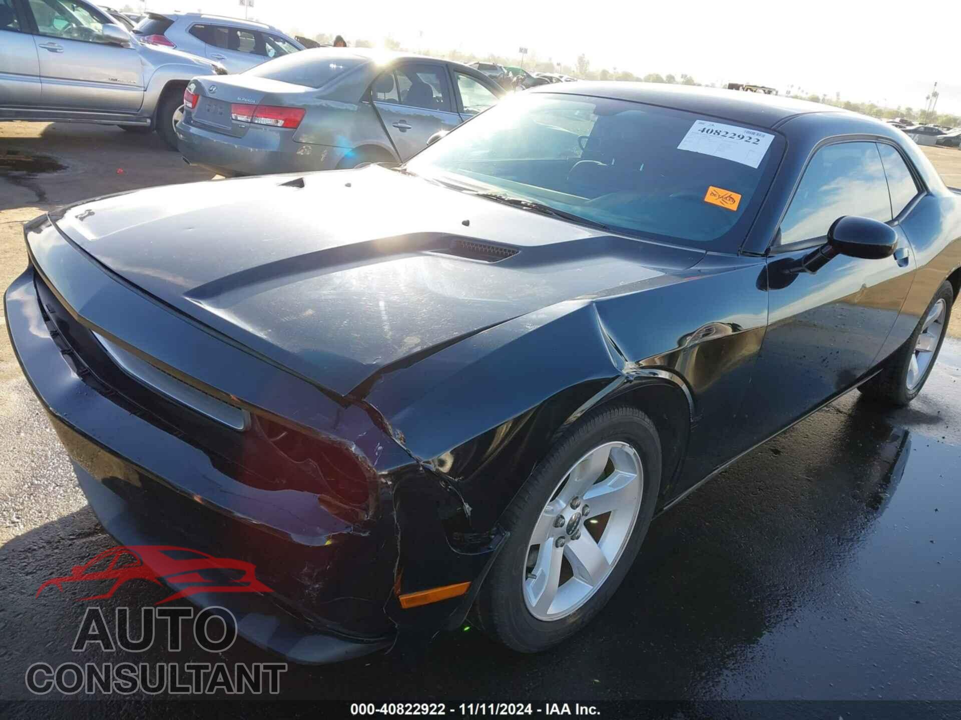 DODGE CHALLENGER 2012 - 2C3CDYAG6CH258183