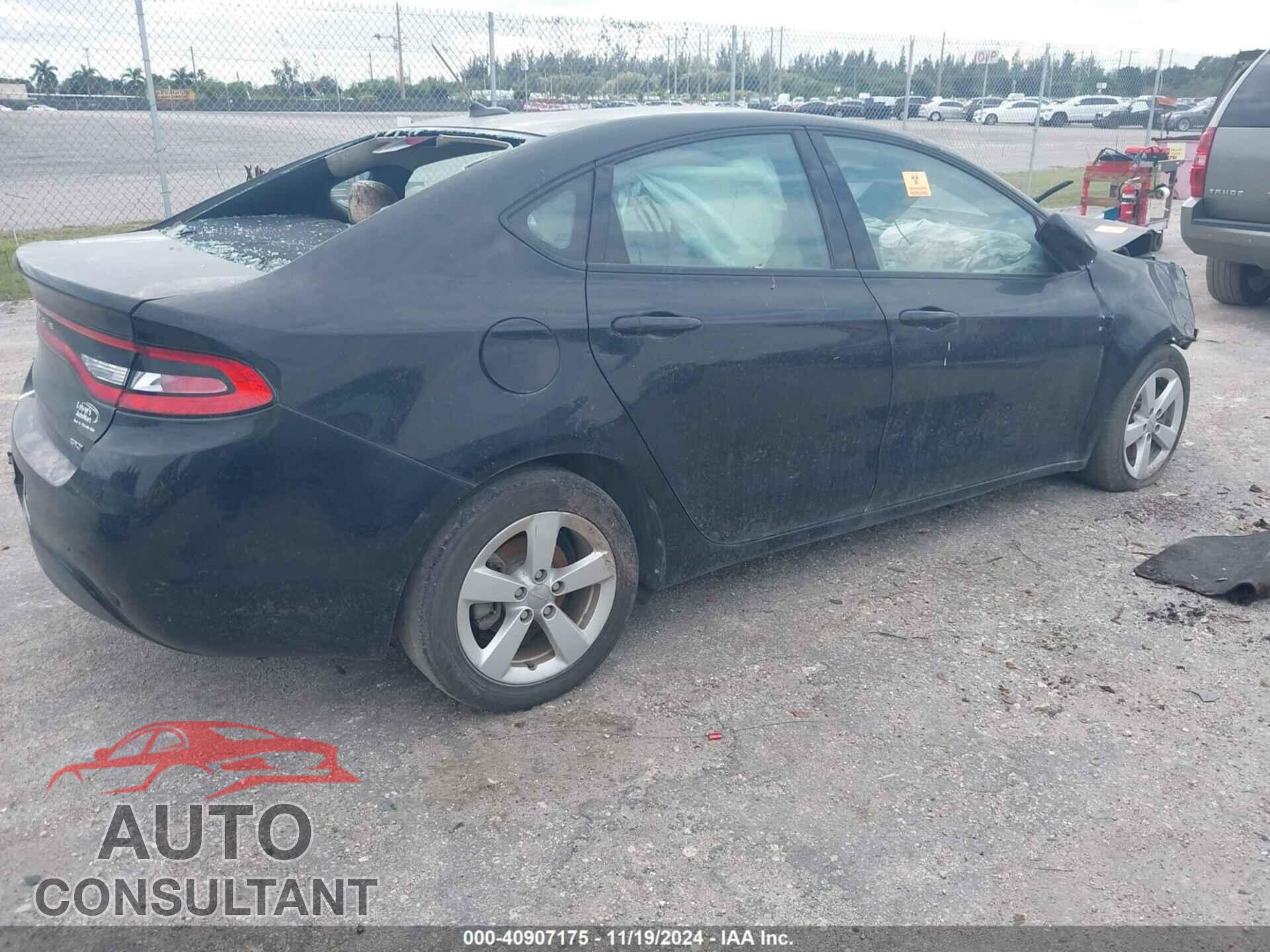 DODGE DART 2015 - 1C3CDFBB4FD128833
