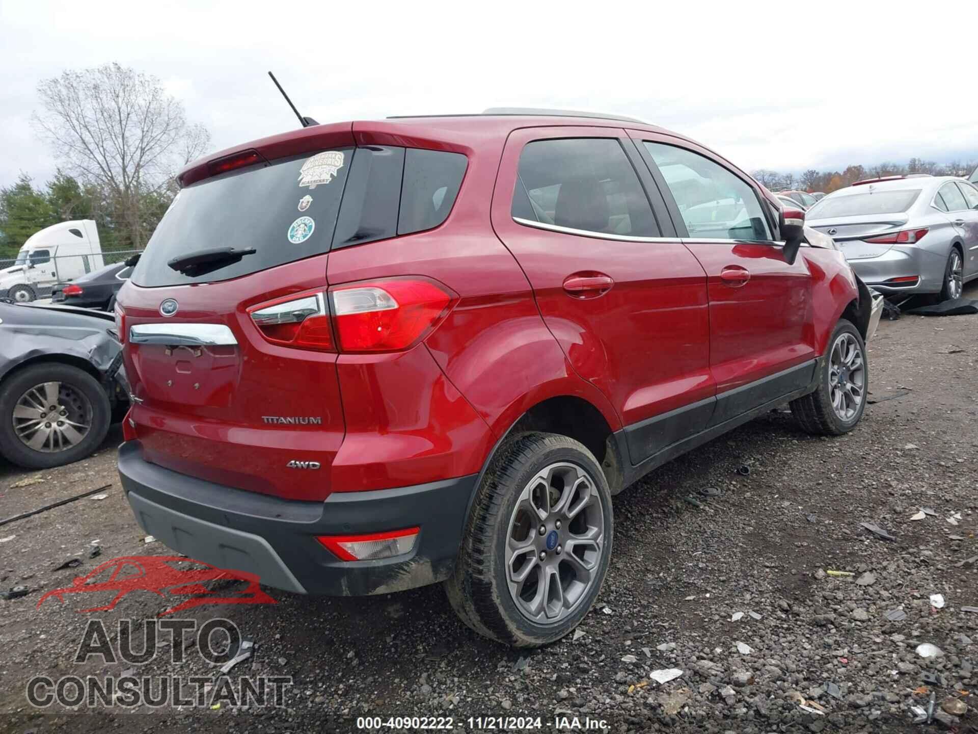 FORD ECOSPORT 2020 - MAJ6S3KL7LC349873