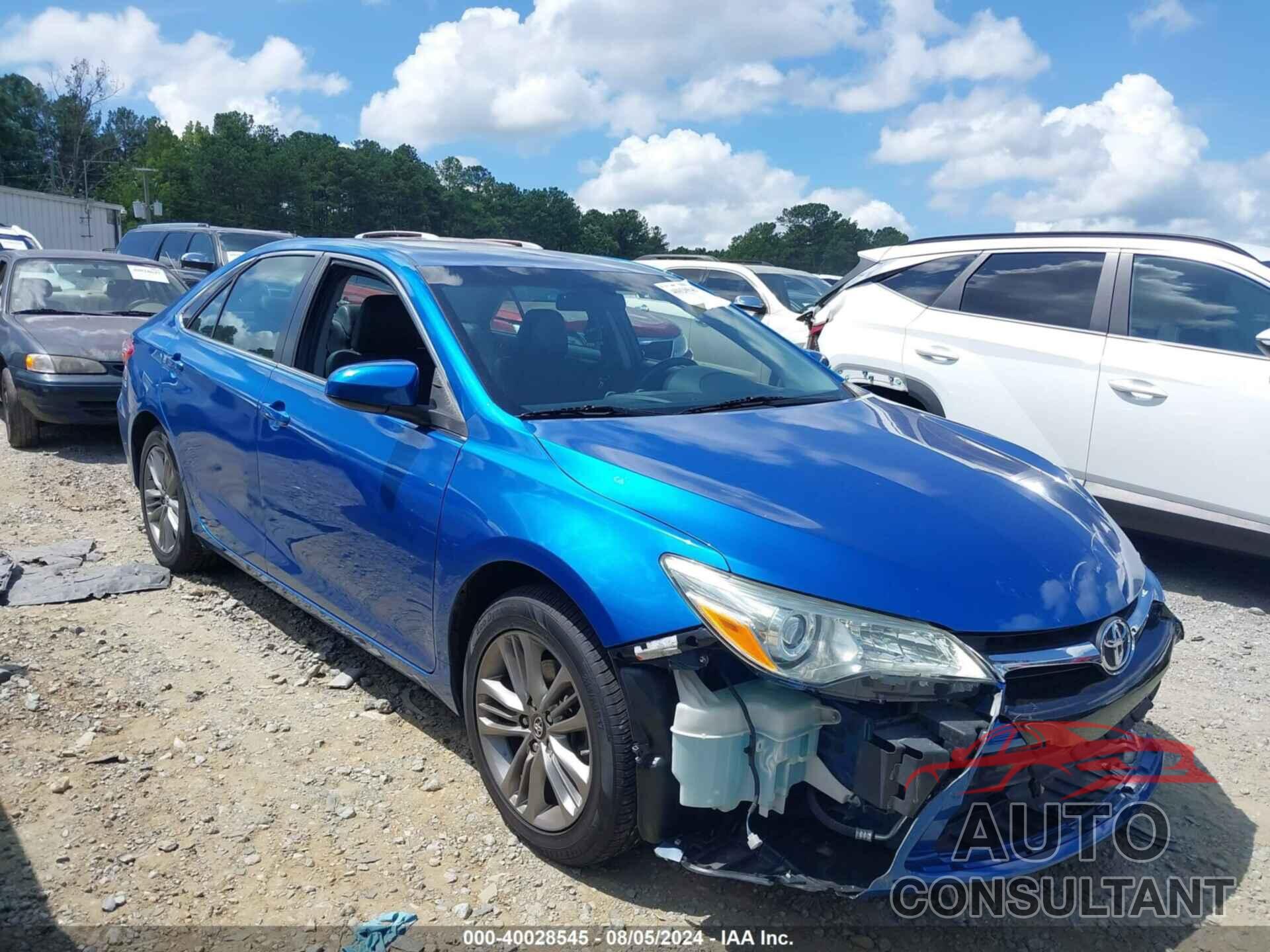 TOYOTA CAMRY 2017 - 4T1BF1FK2HU631368