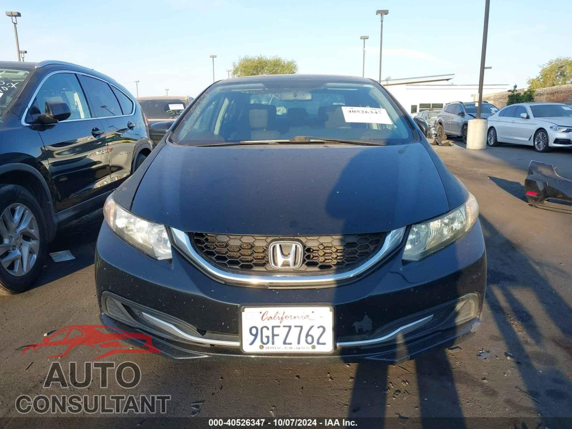 HONDA CIVIC 2014 - 19XFB2F85EE207771