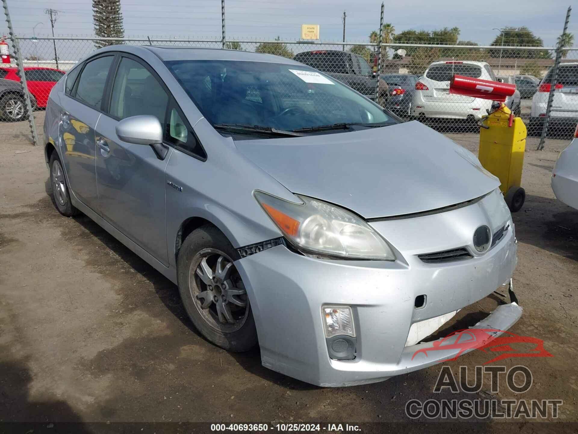 TOYOTA PRIUS 2010 - JTDKN3DUXA0028771