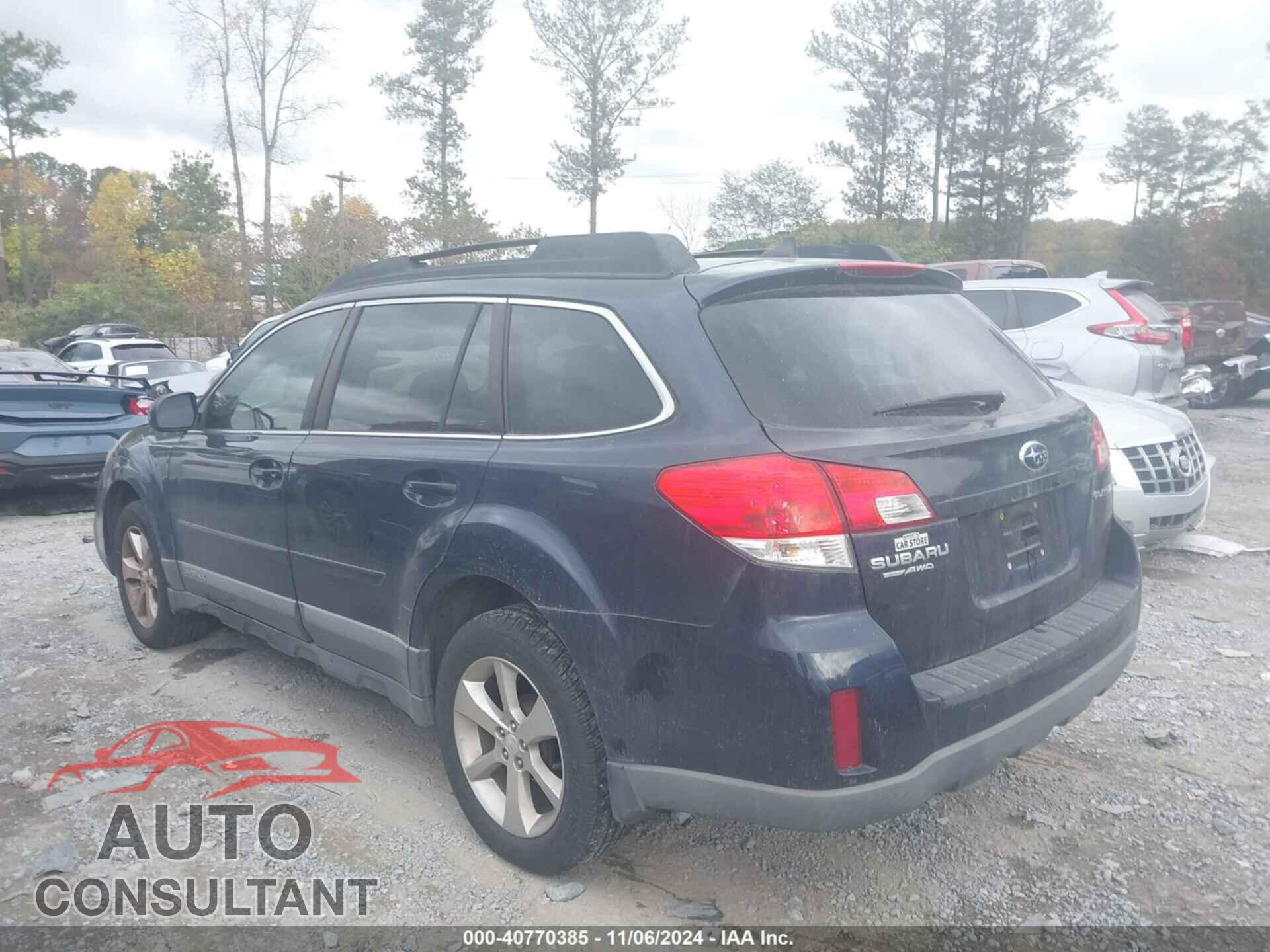 SUBARU OUTBACK 2013 - 4S4BRCKC6D3216989