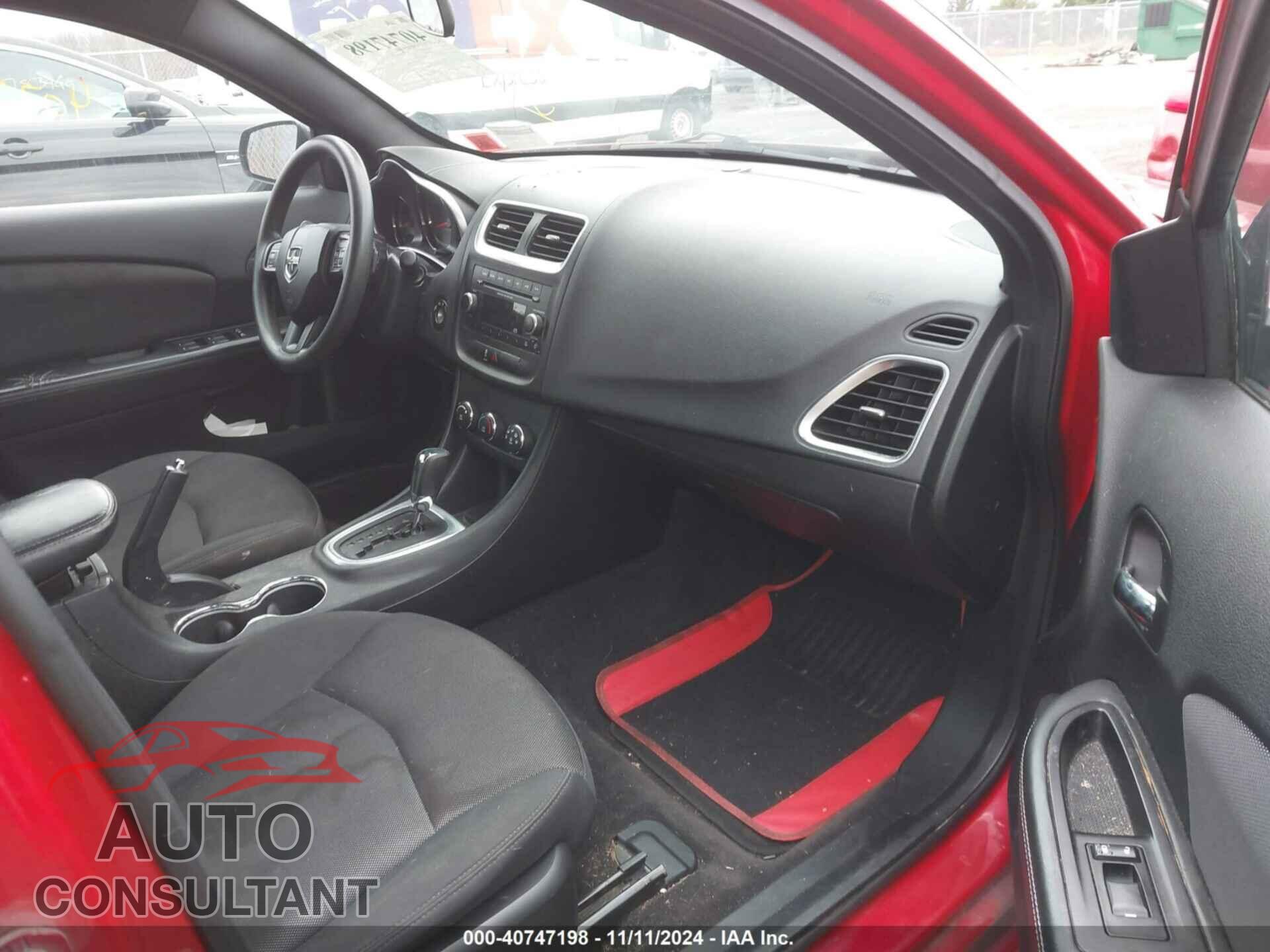 DODGE AVENGER 2012 - 1C3CDZAB4CN193576