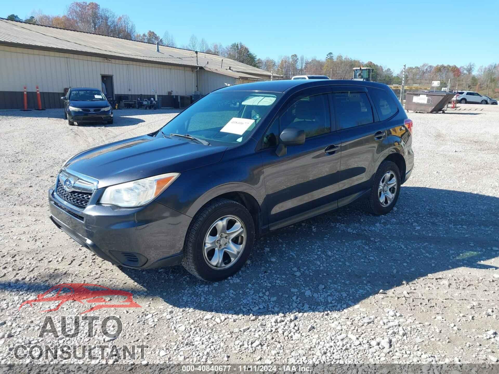 SUBARU FORESTER 2014 - JF2SJAAC4EH455528