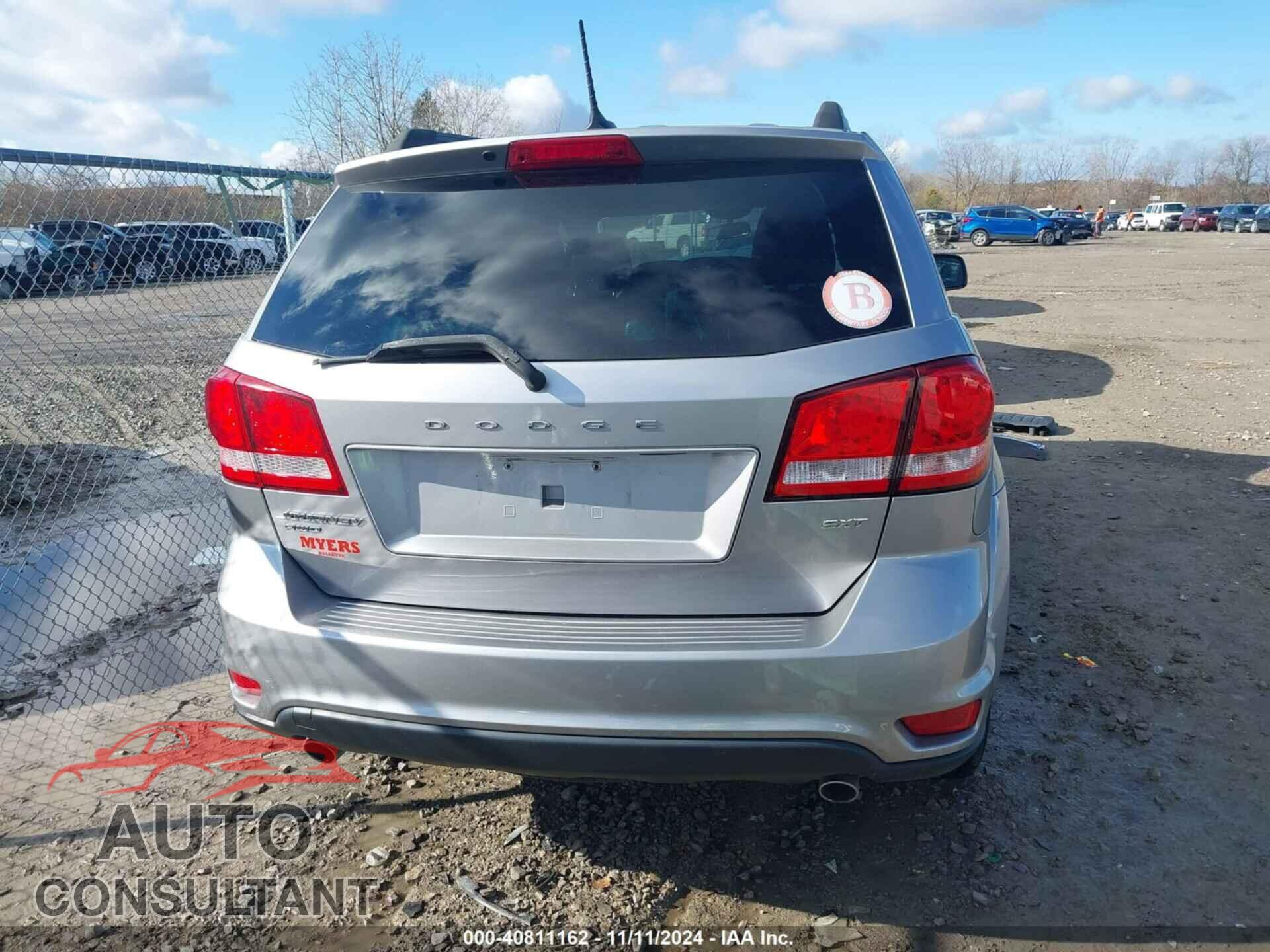 DODGE JOURNEY 2017 - 3C4PDDBG6HT617972