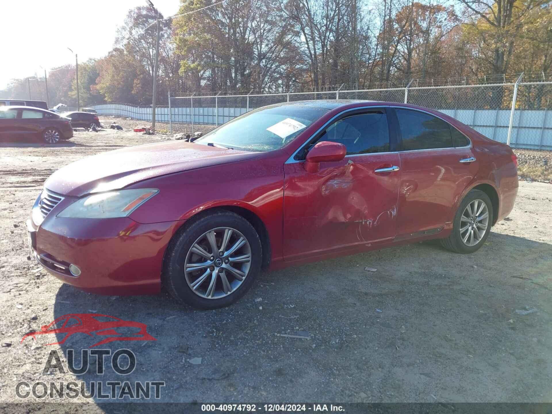 LEXUS ES 2009 - JTHBJ46G092274543