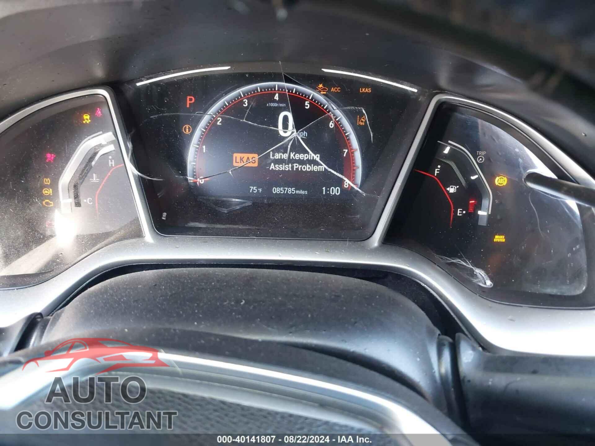 HONDA CIVIC 2019 - 2HGFC2F84KH555270