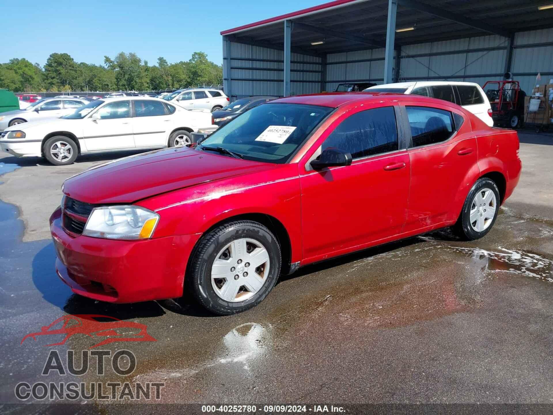 DODGE AVENGER 2010 - 1B3CC4FB8AN124608
