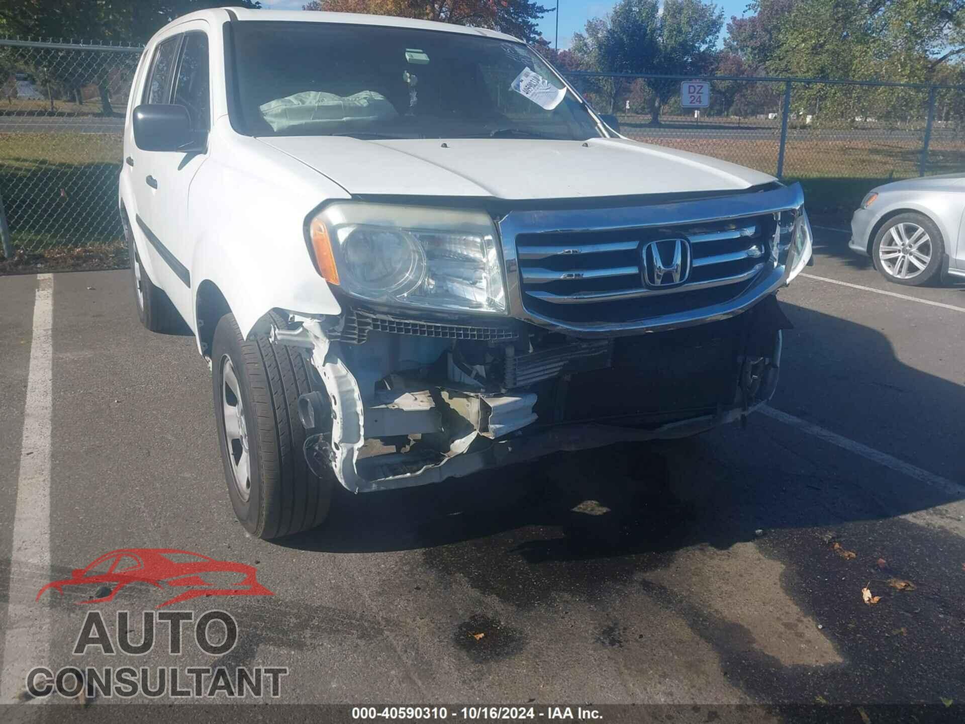 HONDA PILOT 2015 - 5FNYF4H22FB062198