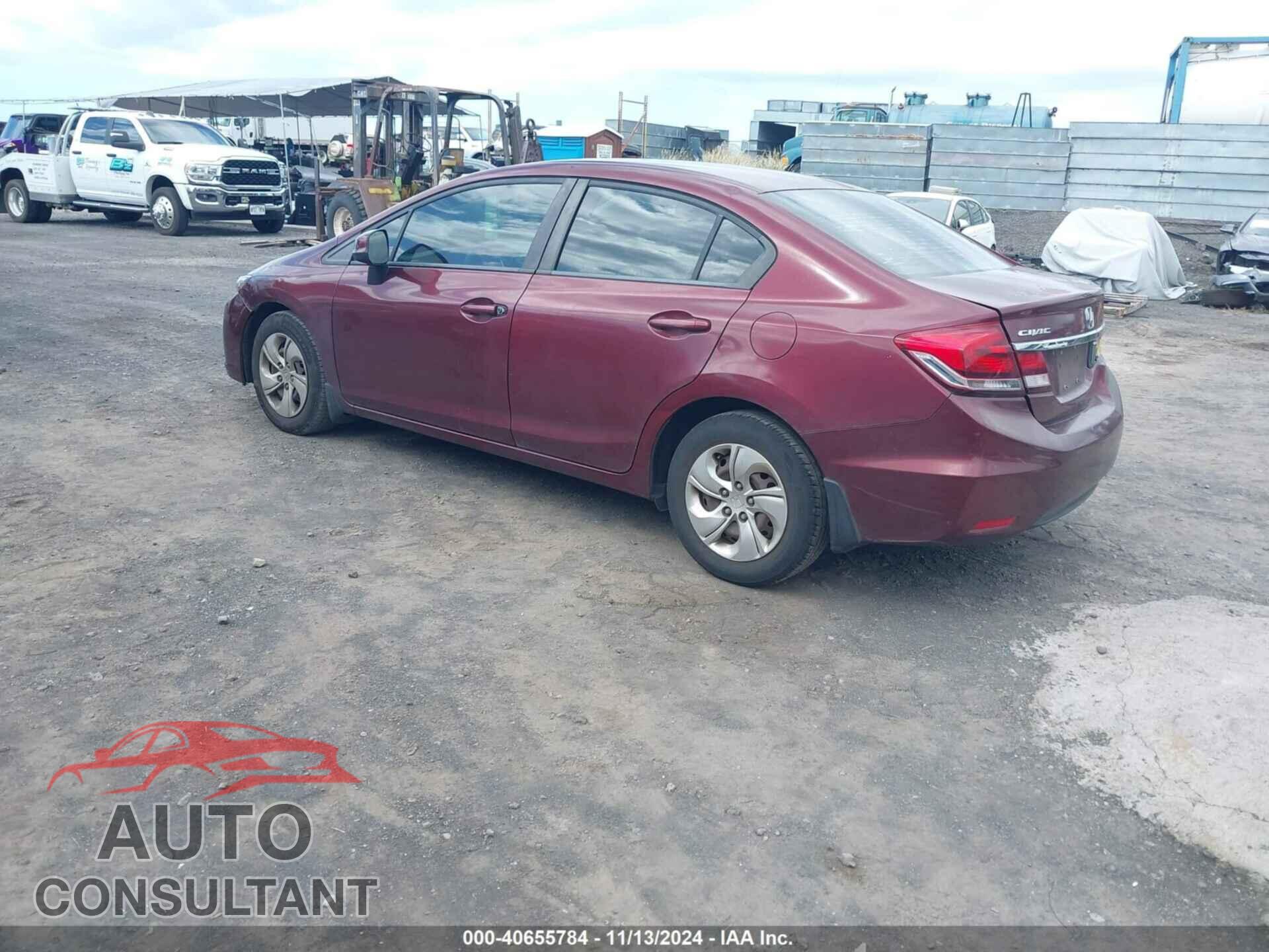 HONDA CIVIC 2013 - 2HGFB2F57DH553413