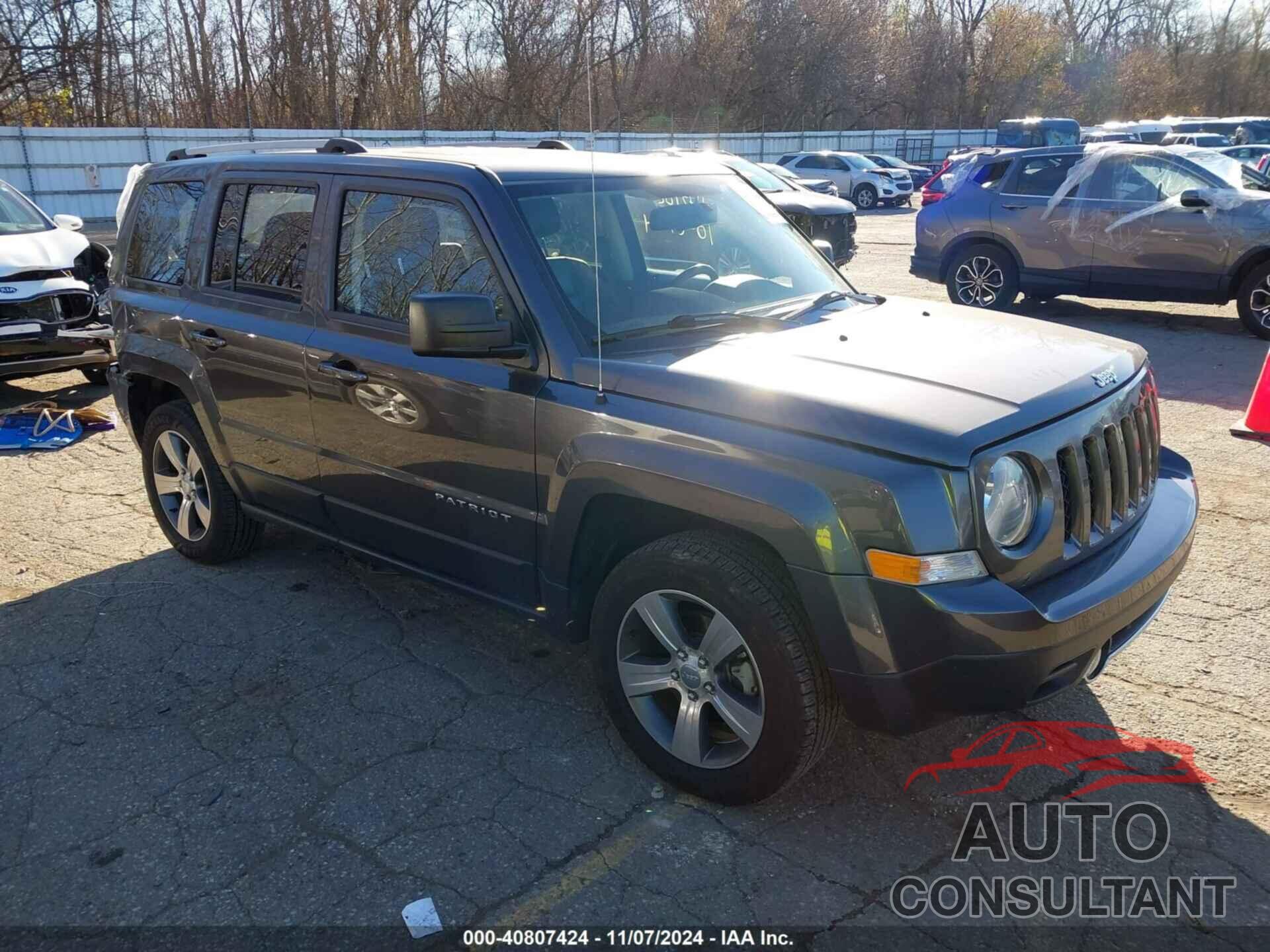 JEEP PATRIOT 2017 - 1C4NJRFB7HD194823