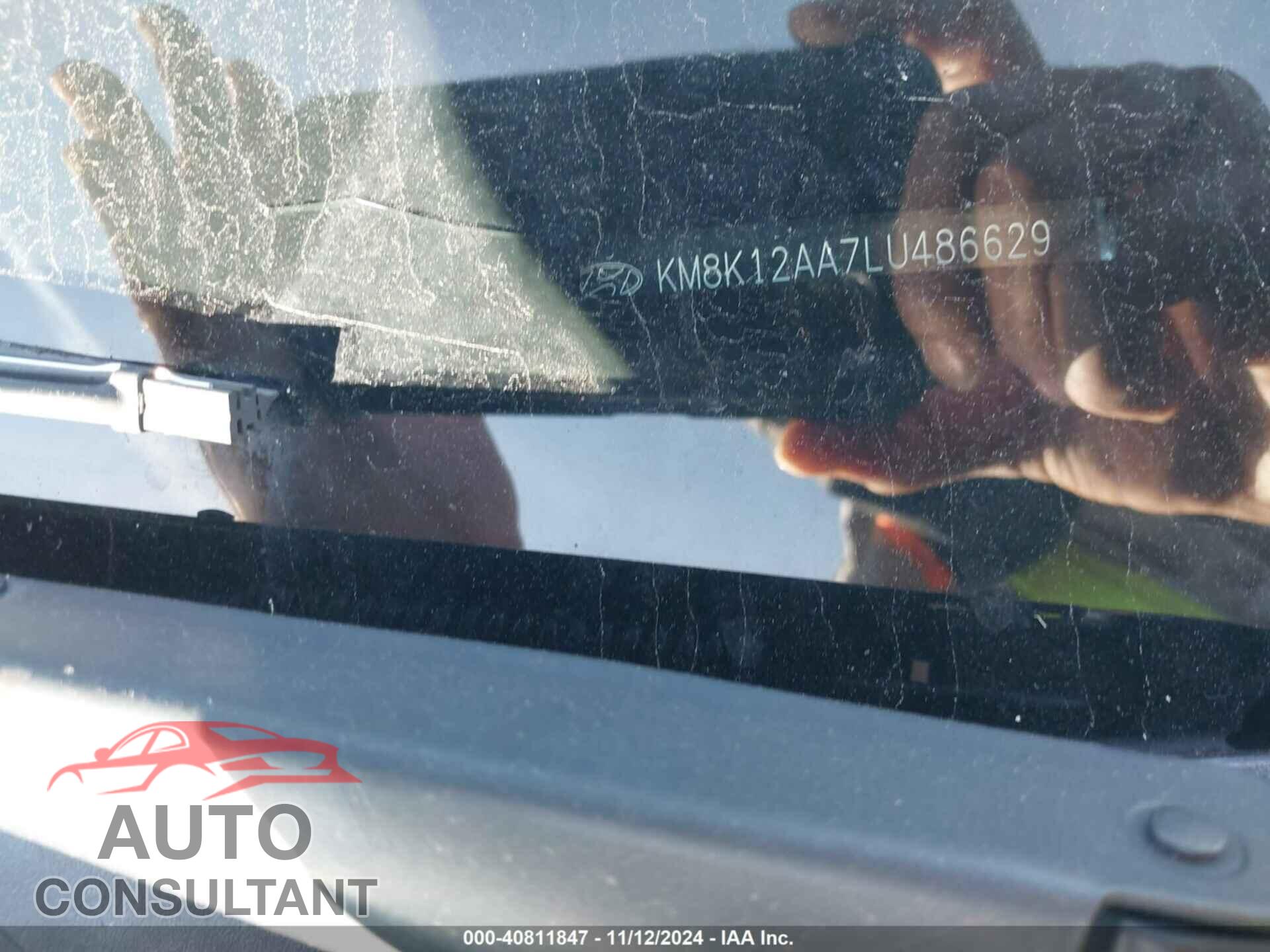 HYUNDAI KONA 2020 - KM8K12AA7LU486629