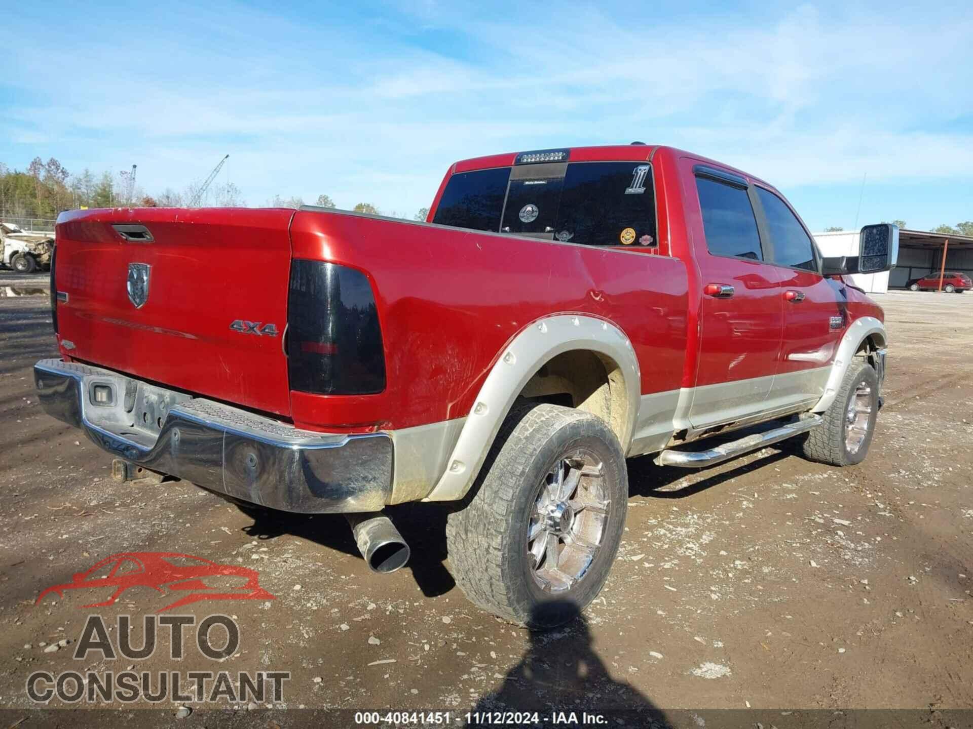 DODGE RAM 2500 2010 - 3D7UT2CL2AG164878