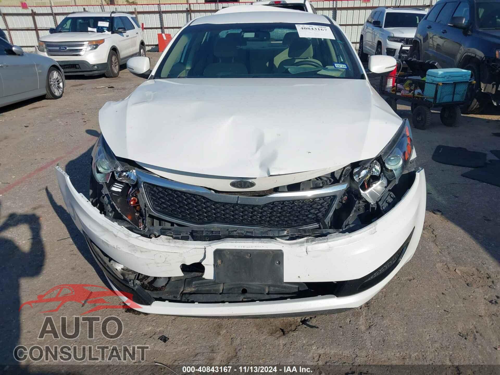 KIA OPTIMA 2011 - KNAGM4A72B5081186