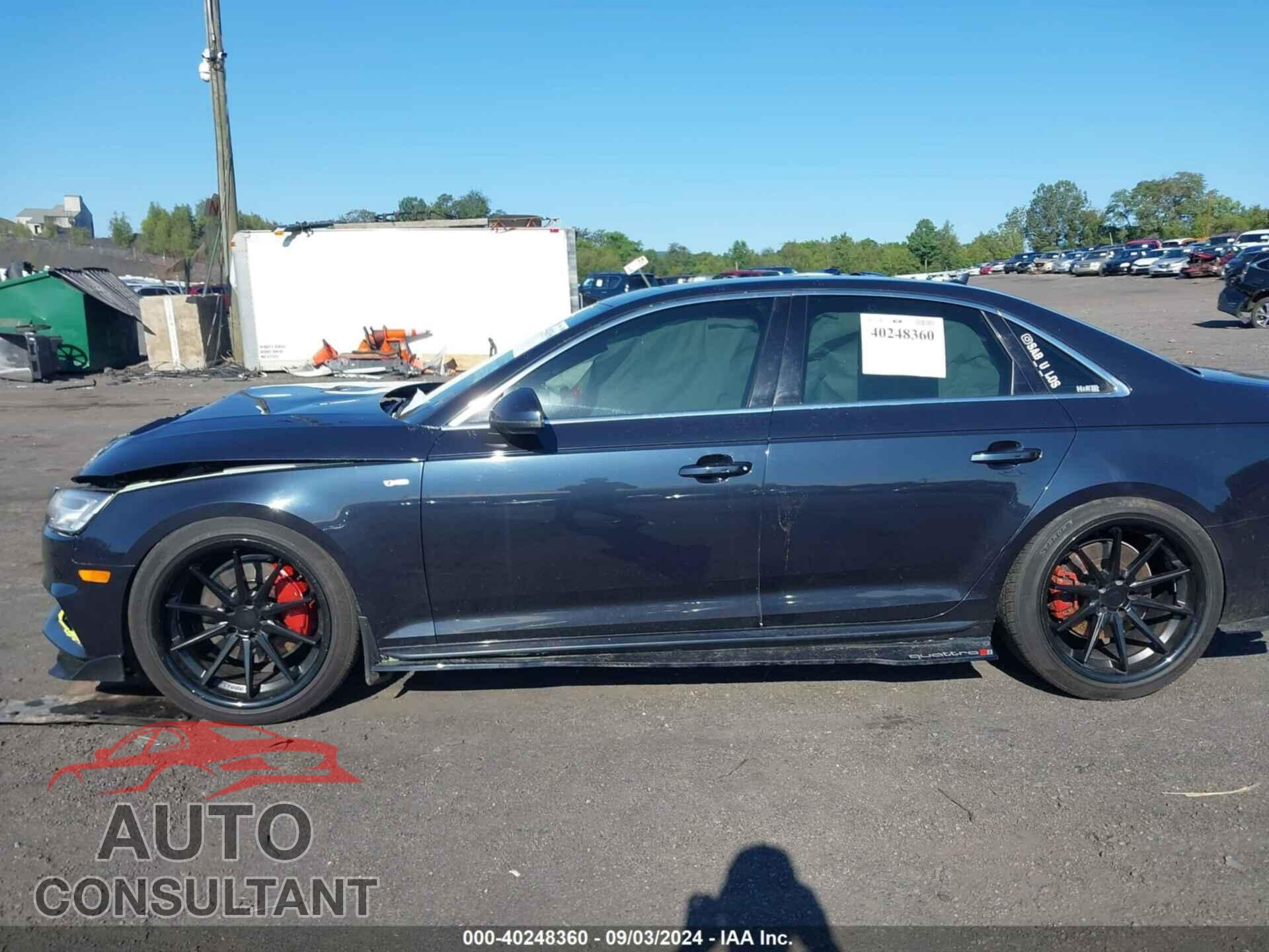 AUDI A4 2017 - WAUENAF46HN068676