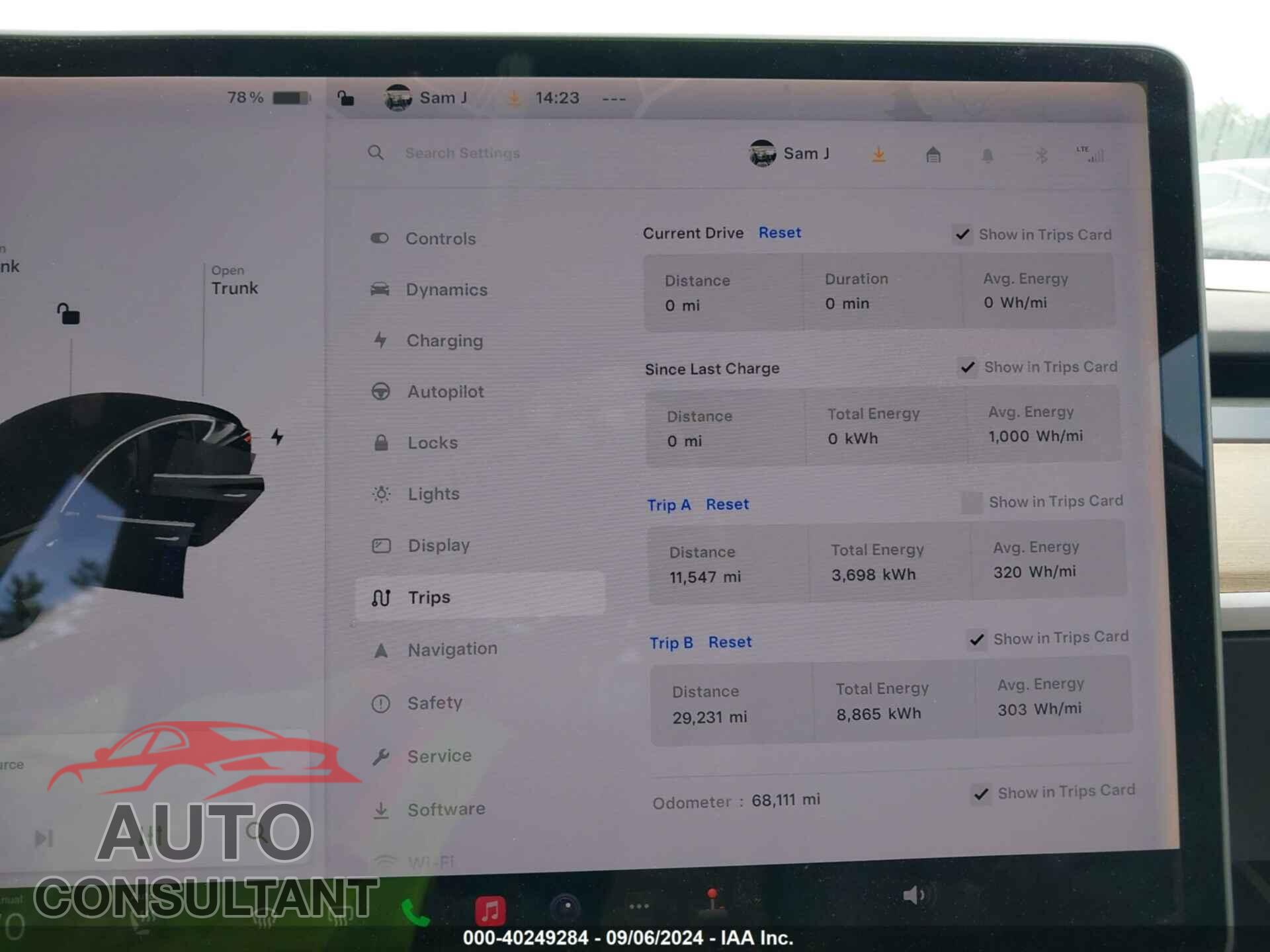 TESLA MODEL 3 2018 - 5YJ3E1EB5JF103349