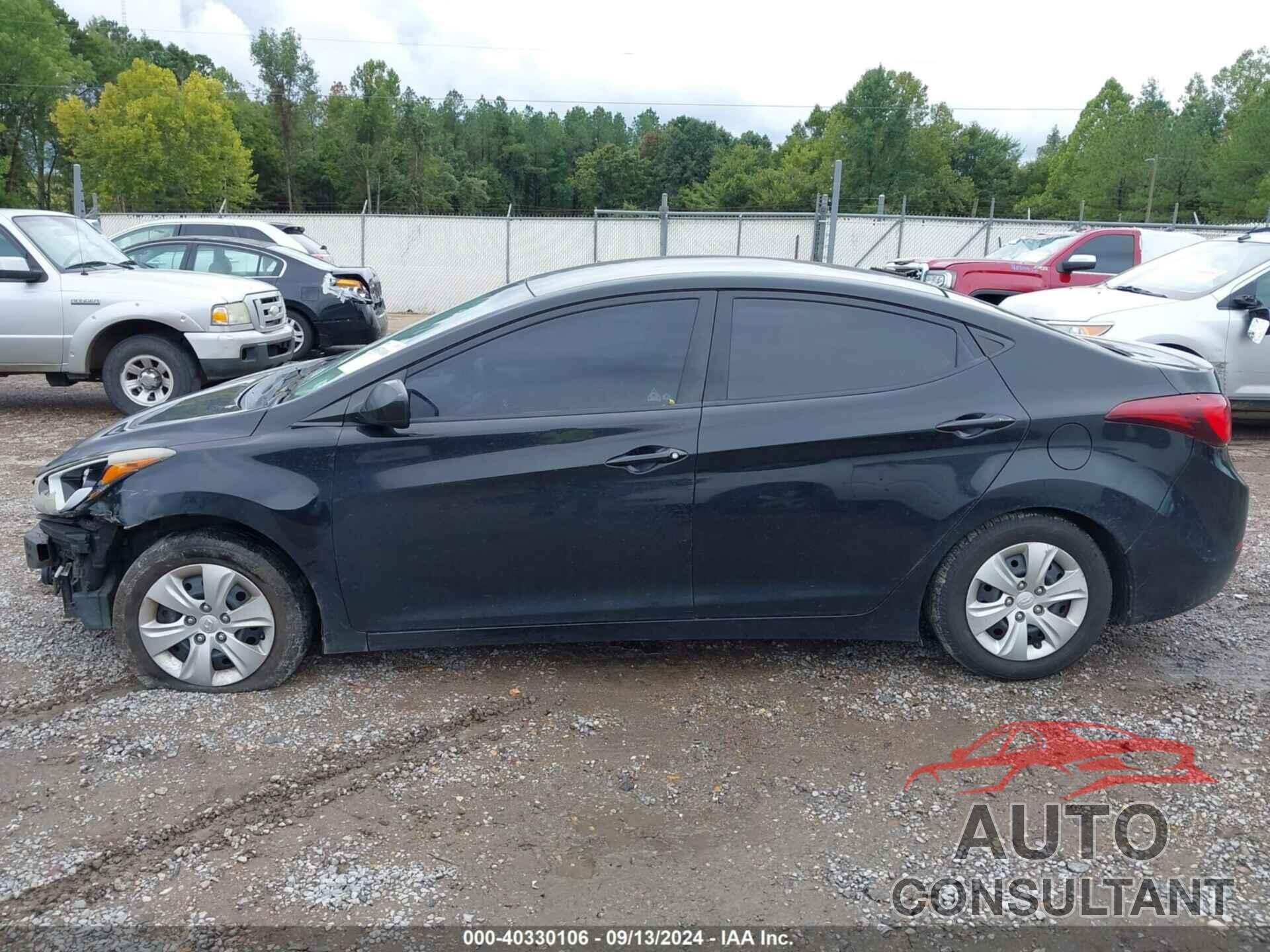 HYUNDAI ELANTRA 2016 - 5NPDH4AE6GH712831