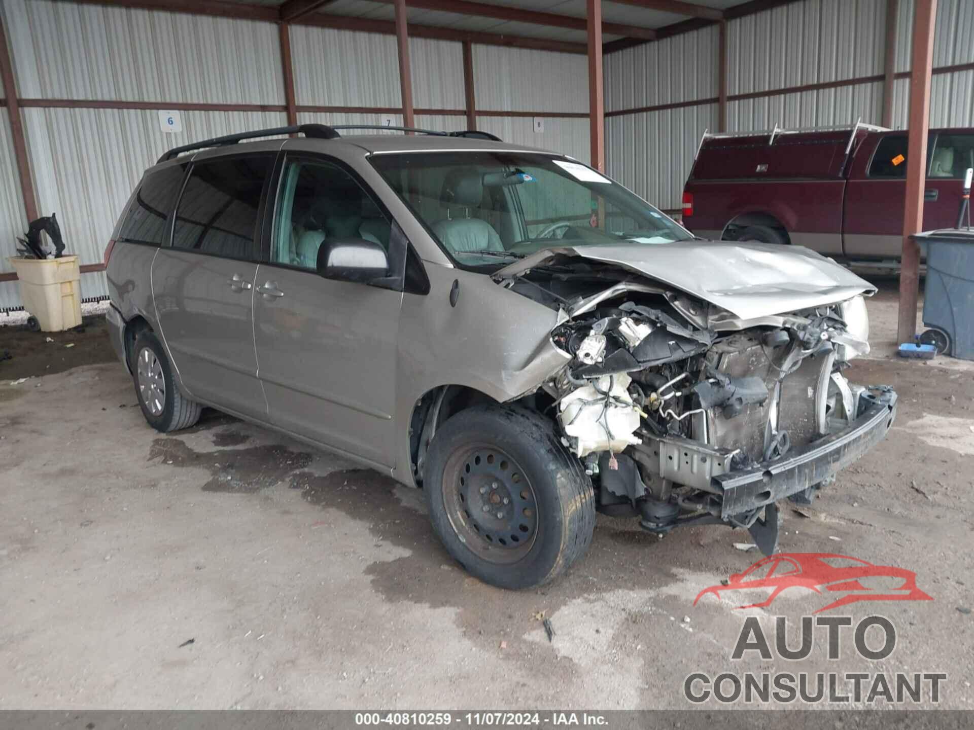 TOYOTA SIENNA 2009 - 5TDZK23C69S286837