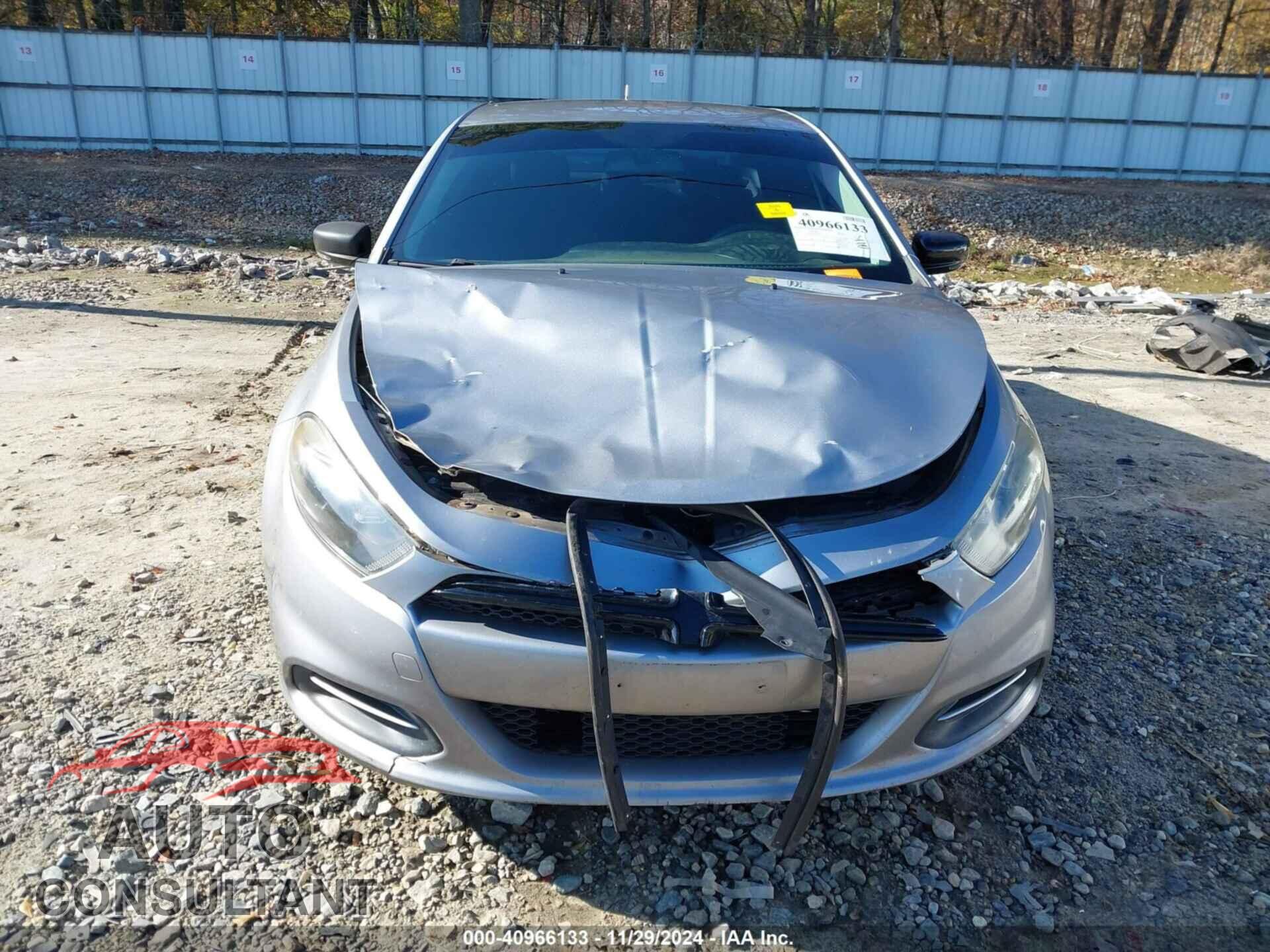 DODGE DART 2015 - 1C3CDFBB3FD286547