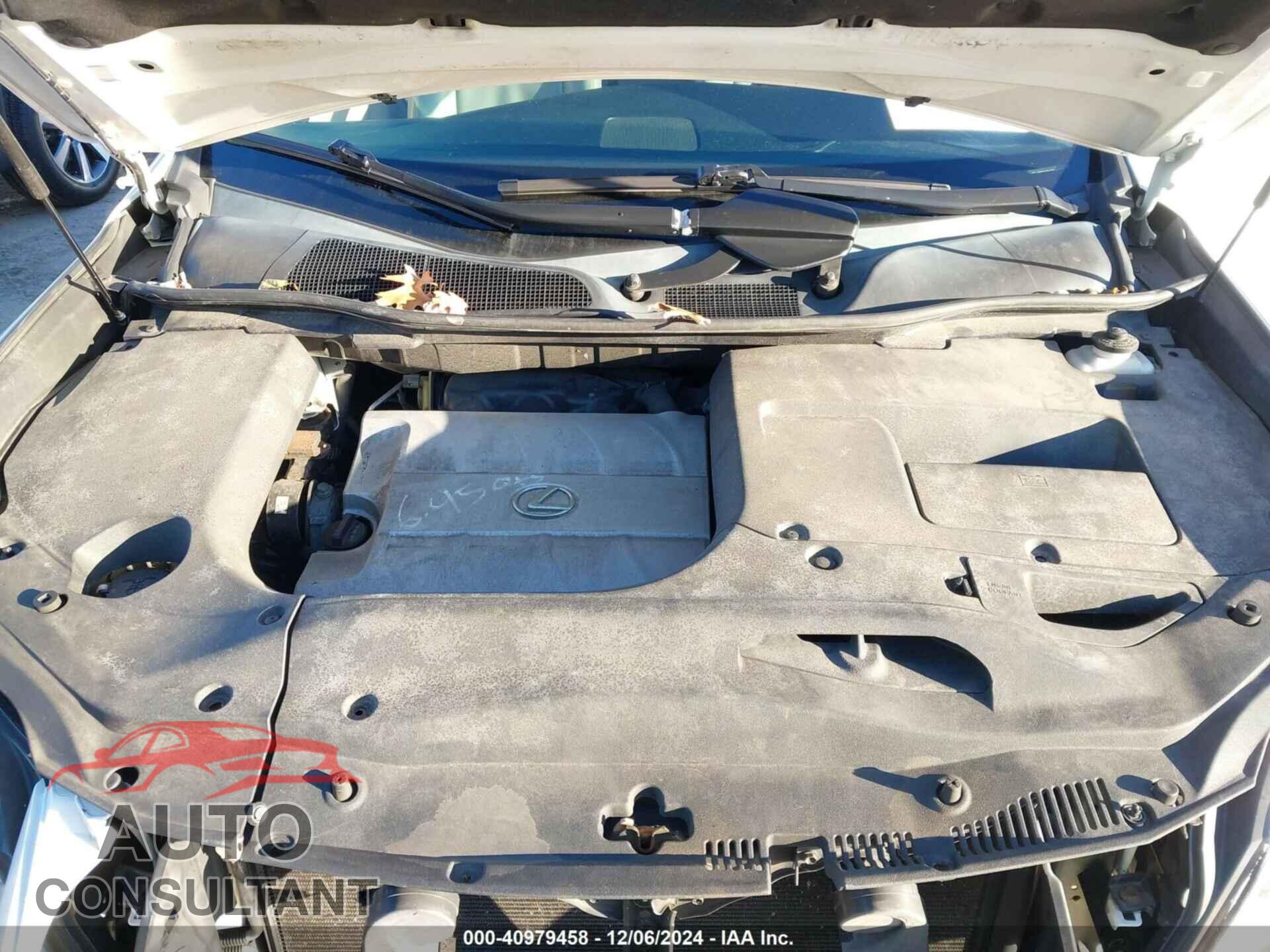 LEXUS RX 350 2012 - 2T2BK1BA6CC148416