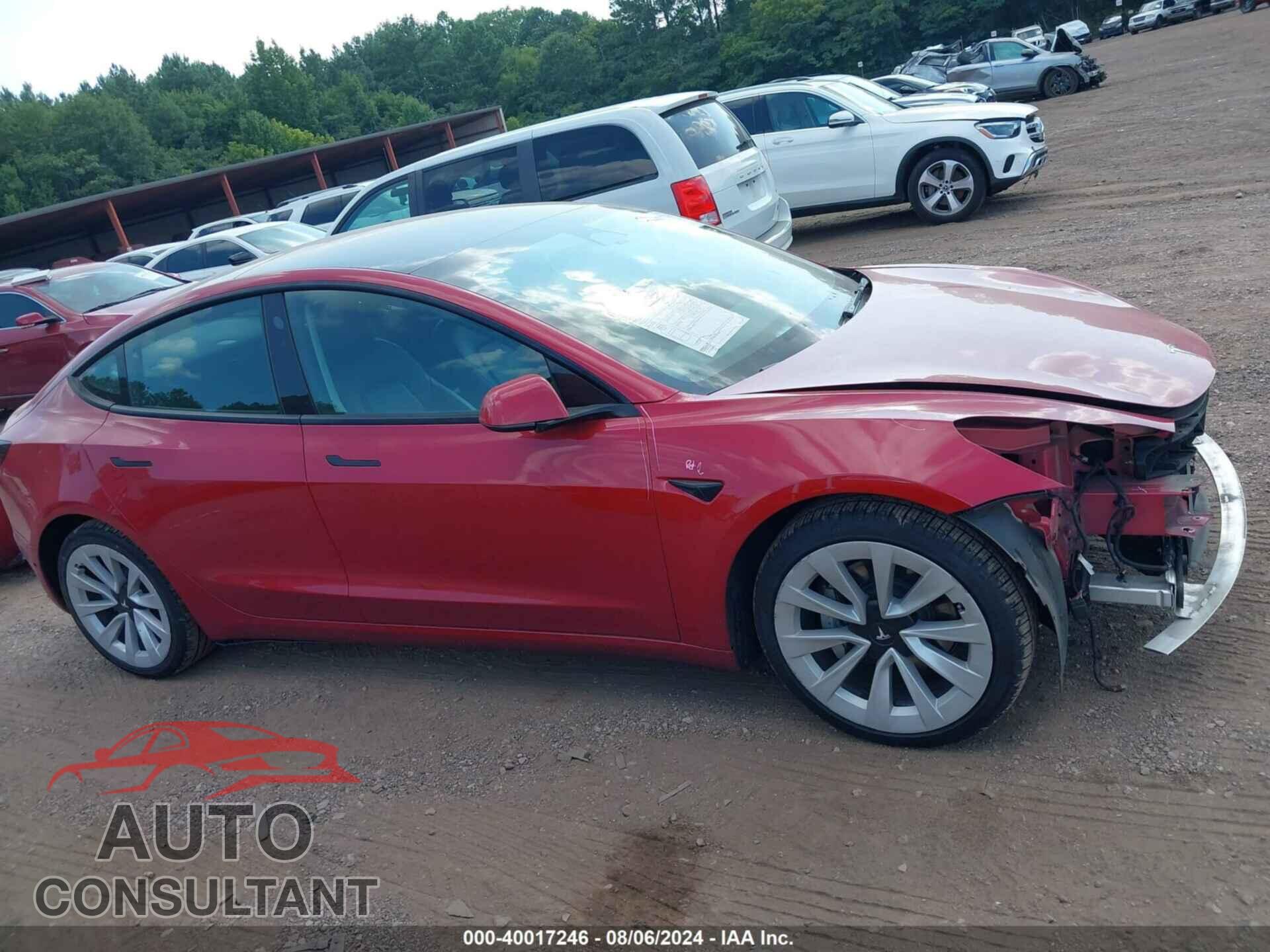TESLA MODEL 3 2022 - 5YJ3E1EB9NF234967