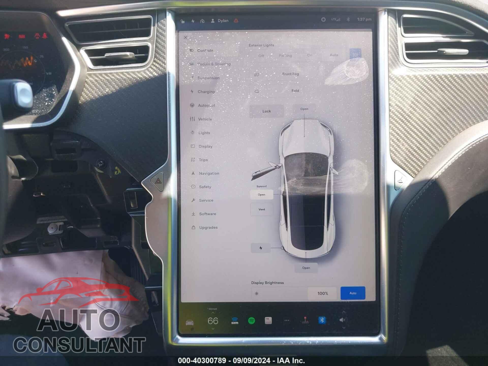 TESLA MODEL S 2017 - 5YJSA1E2XHF188433