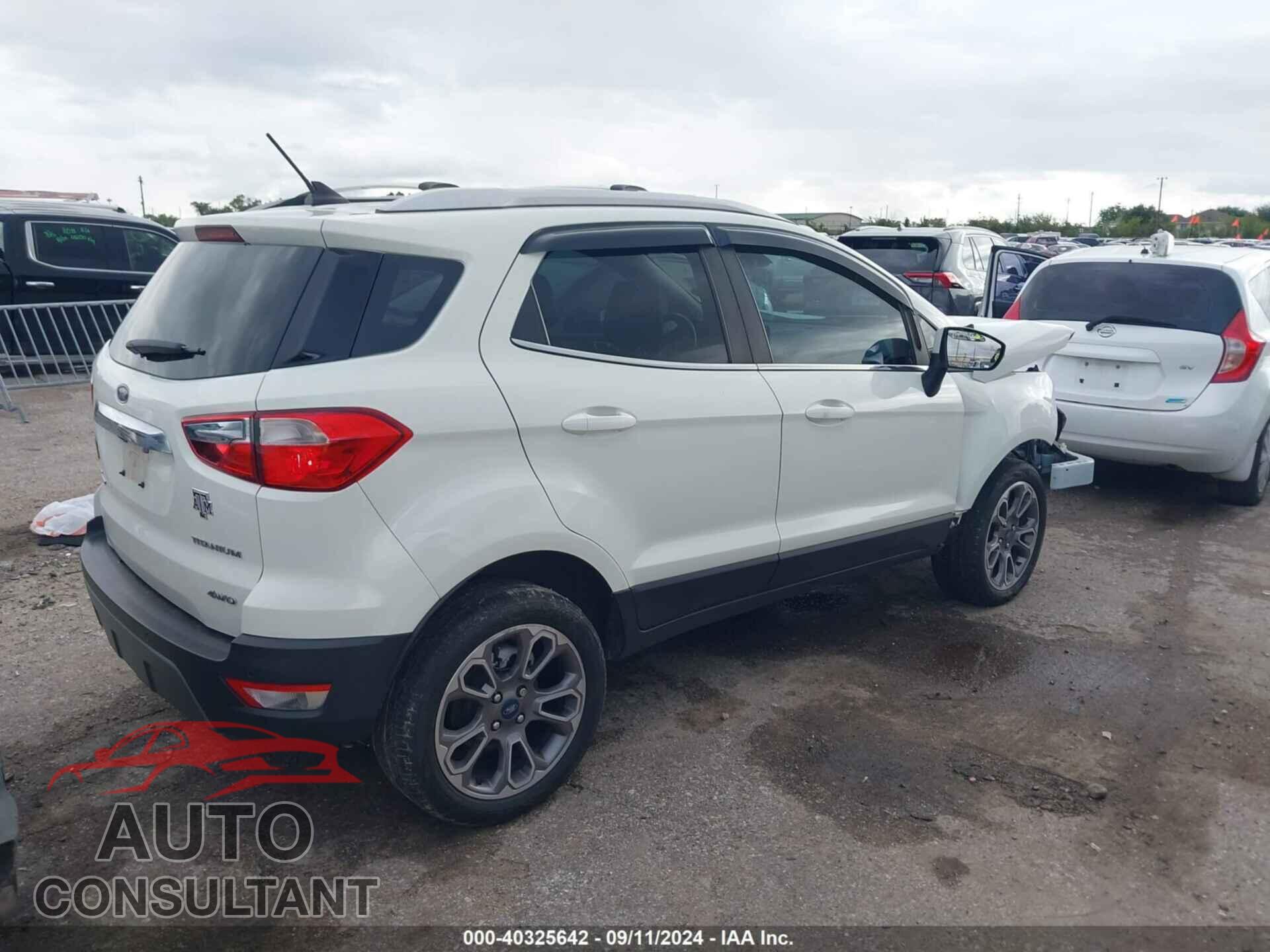 FORD ECOSPORT 2020 - MAJ6S3KL0LC362206