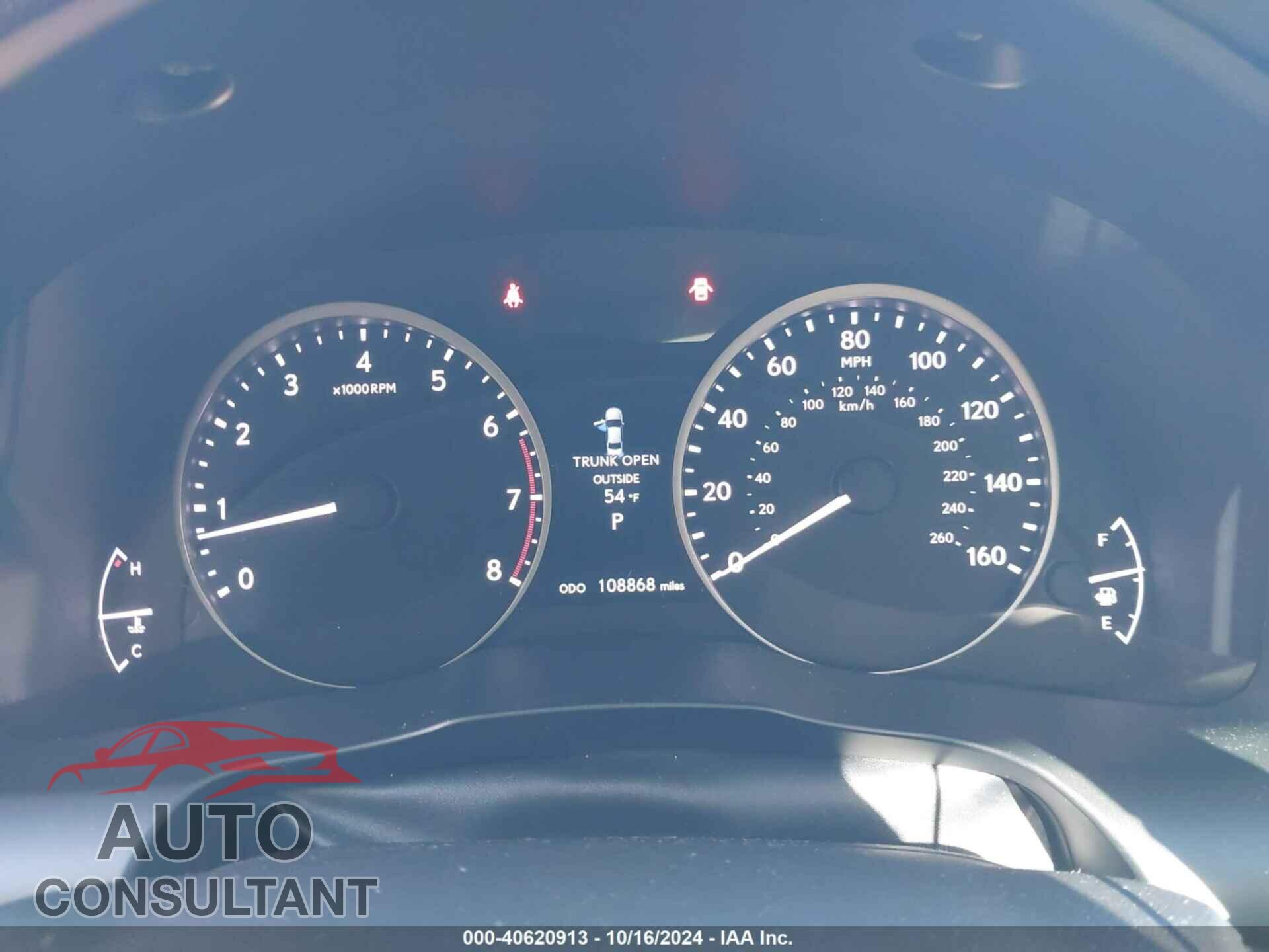 LEXUS ES 350 2013 - JTHBK1GG5D2082960
