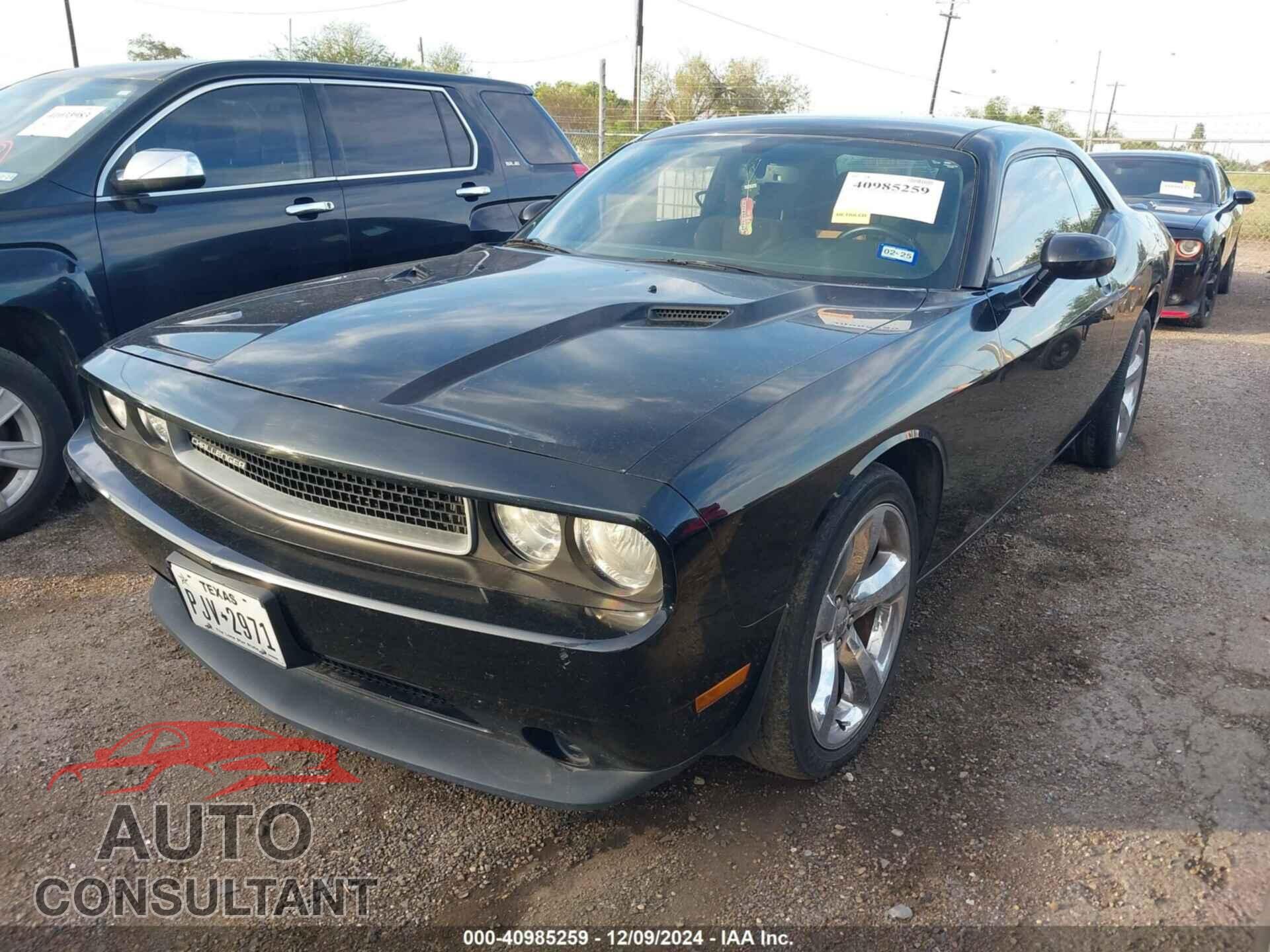 DODGE CHALLENGER 2013 - 2C3CDYAG8DH612674