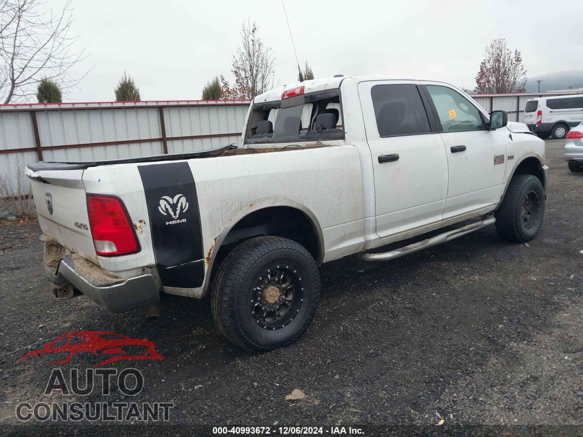 DODGE RAM 2500 2010 - 3D7TT2CT5AG122880
