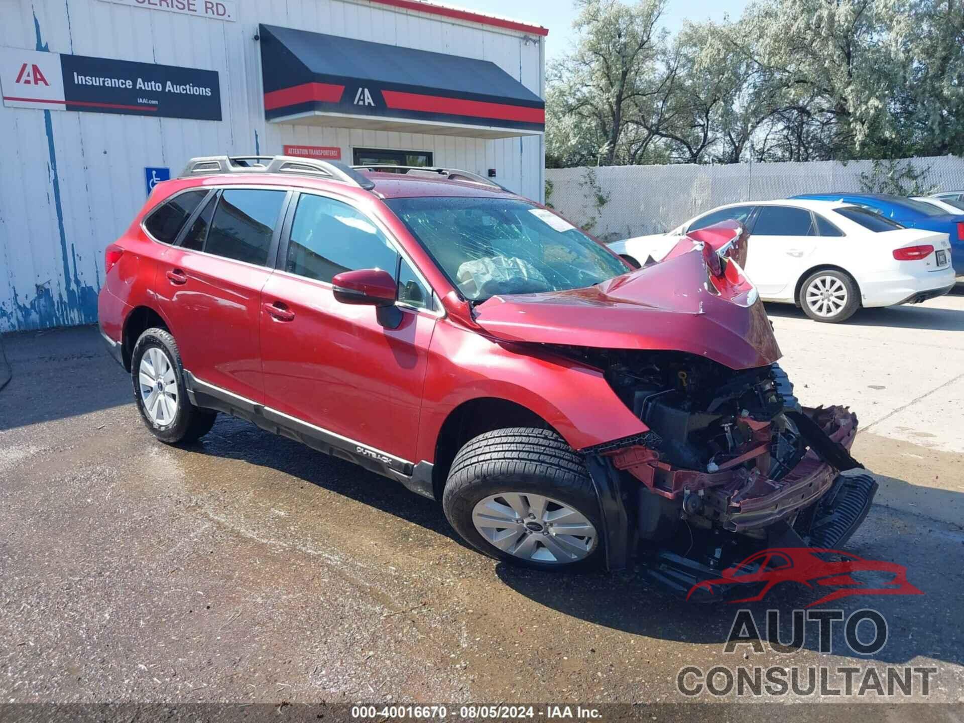 SUBARU OUTBACK 2018 - 4S4BSAFC0J3377790