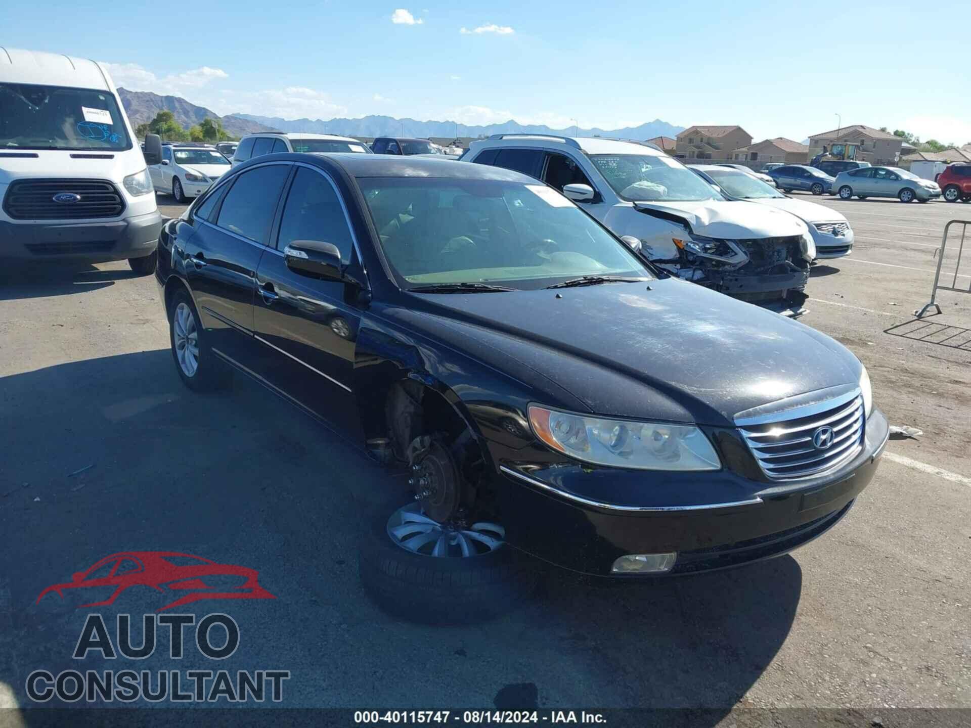 HYUNDAI AZERA 2010 - KMHFC4DF7AA512241