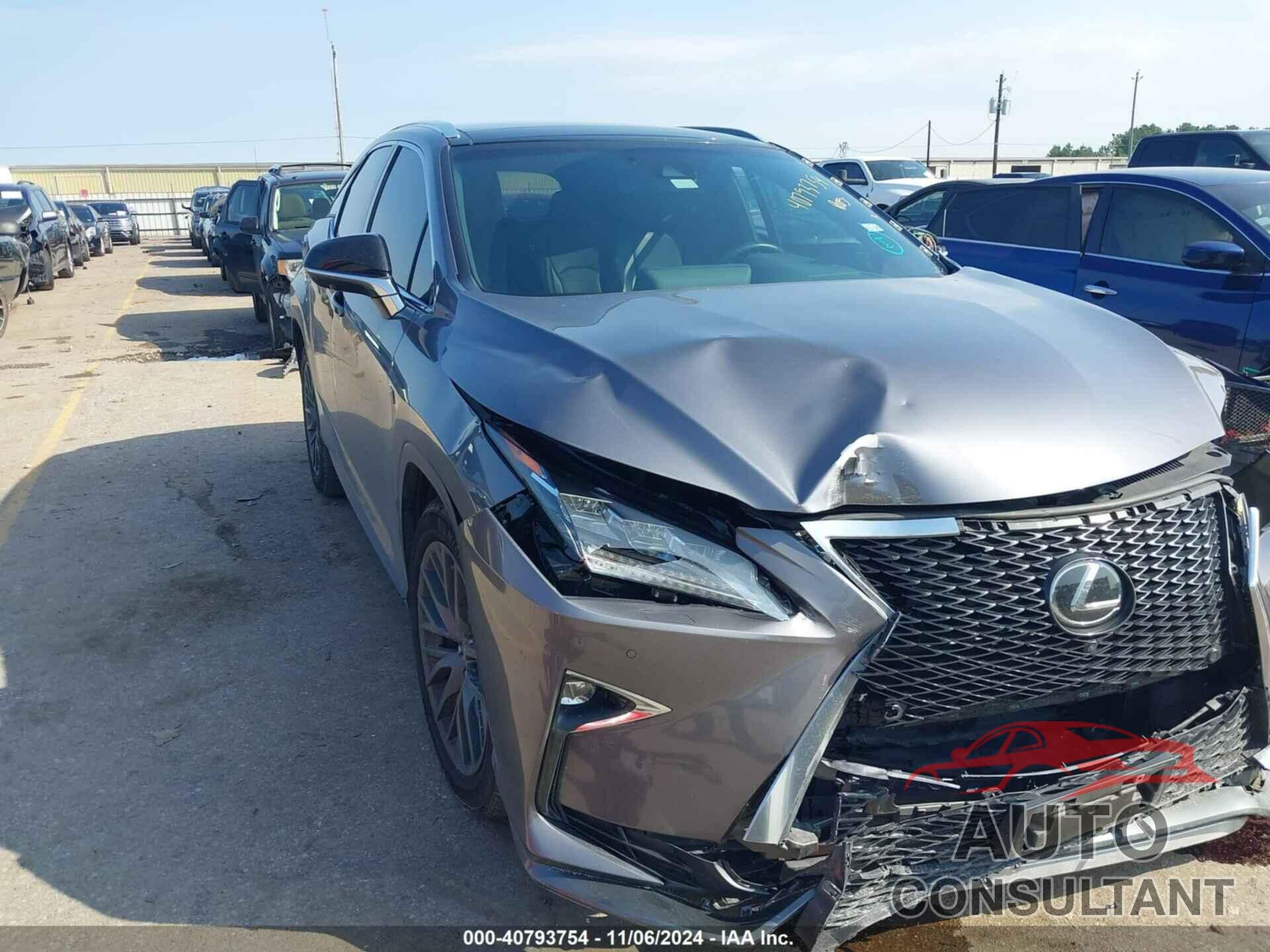 LEXUS RX 350 2018 - 2T2BZMCA0JC142314