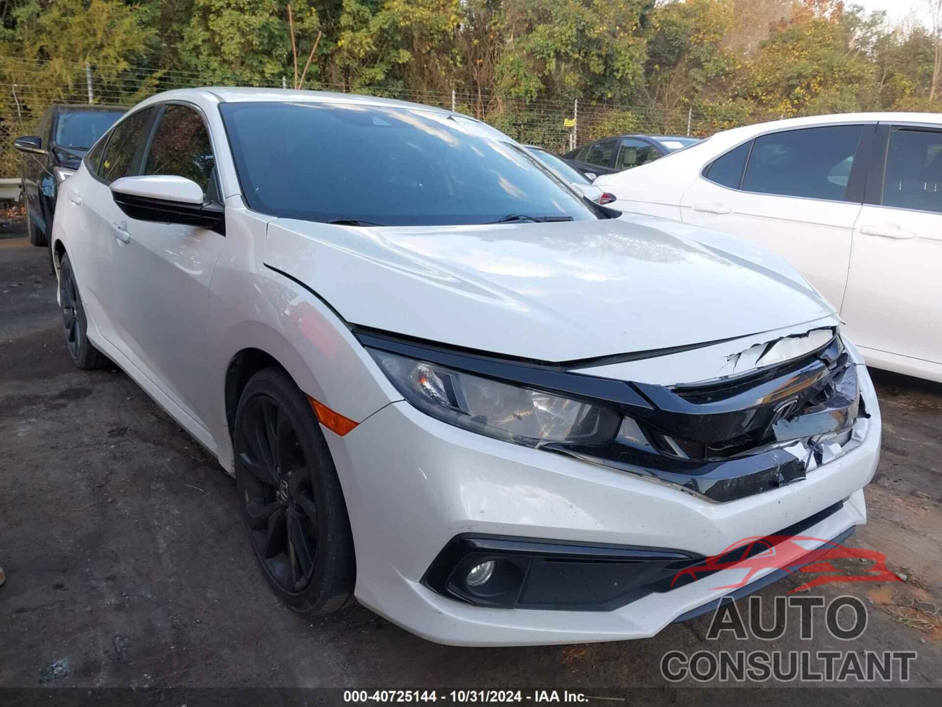 HONDA CIVIC 2019 - 2HGFC2F82KH545109