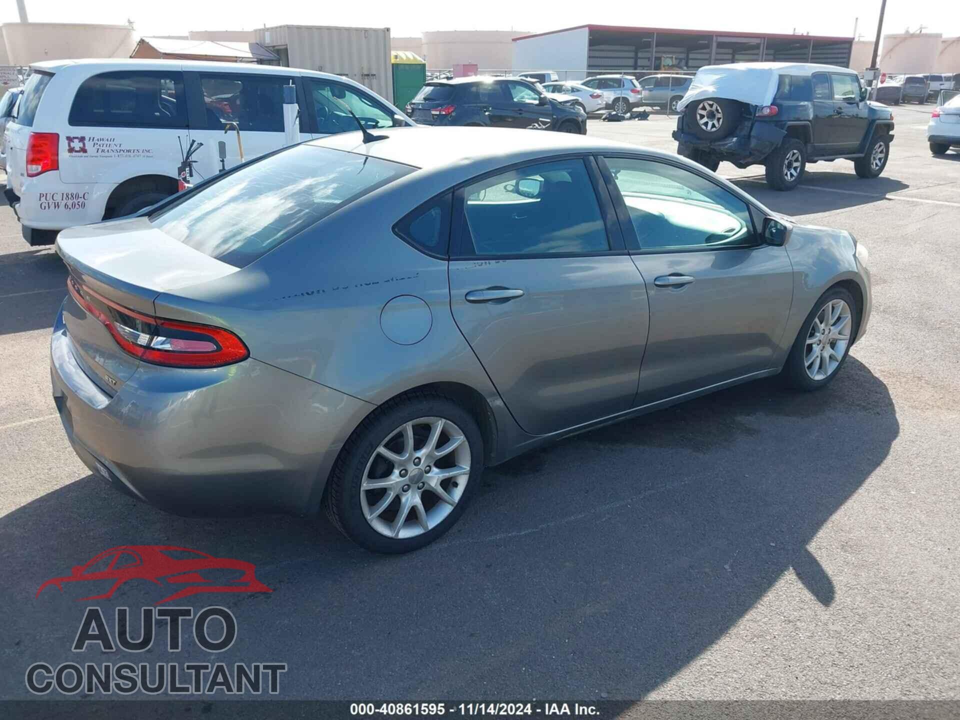 DODGE DART 2013 - 1C3CDFBA3DD206197