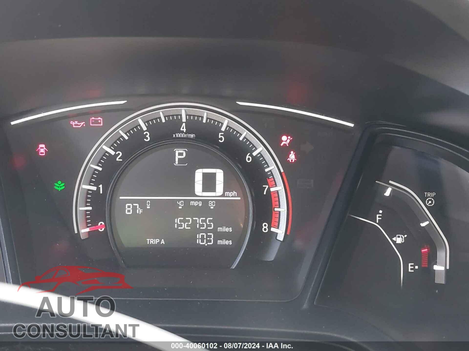 HONDA CIVIC 2018 - 2HGFC2F5XJH508636