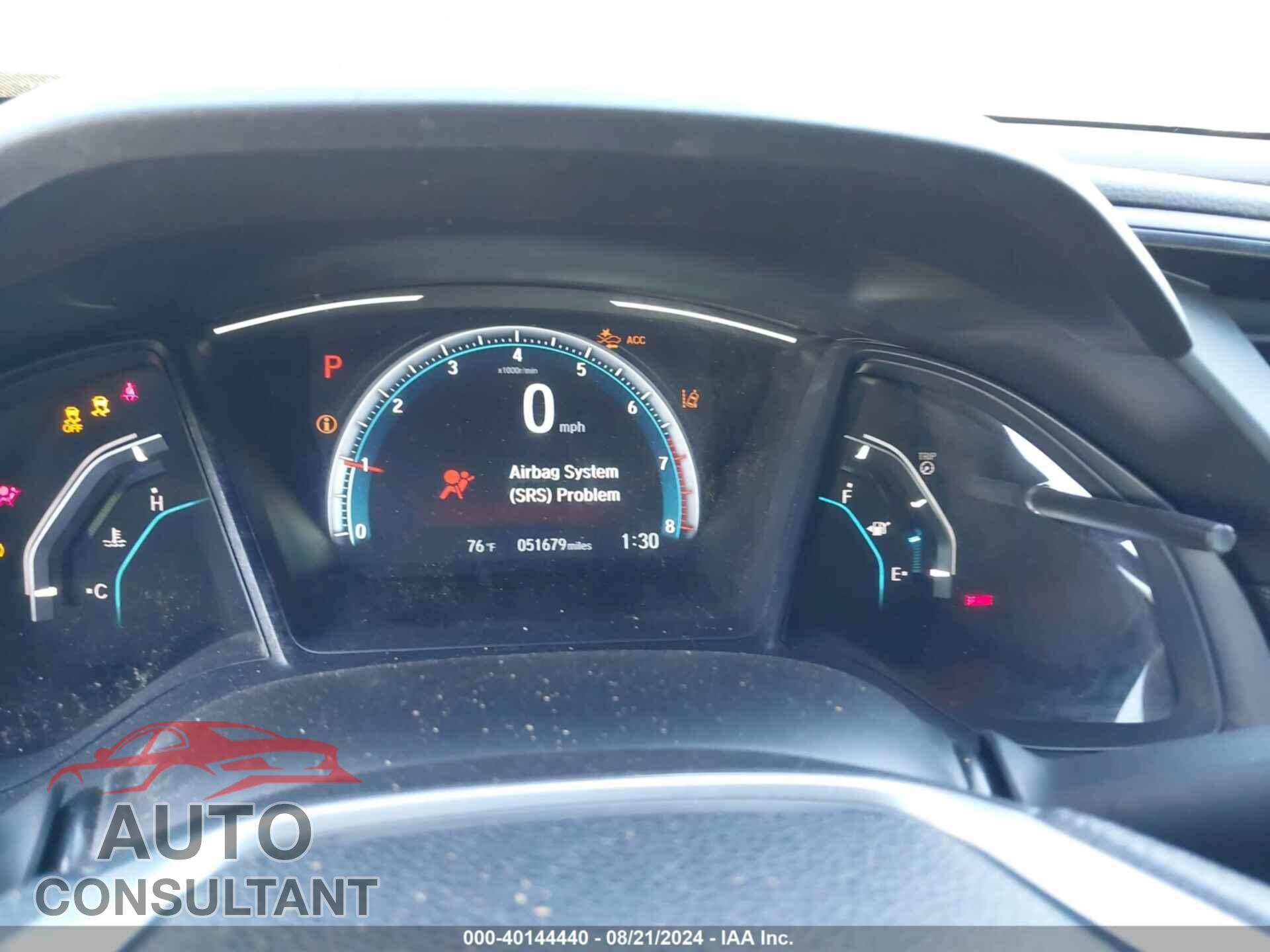 HONDA CIVIC 2019 - 2HGFC4B69KH307175