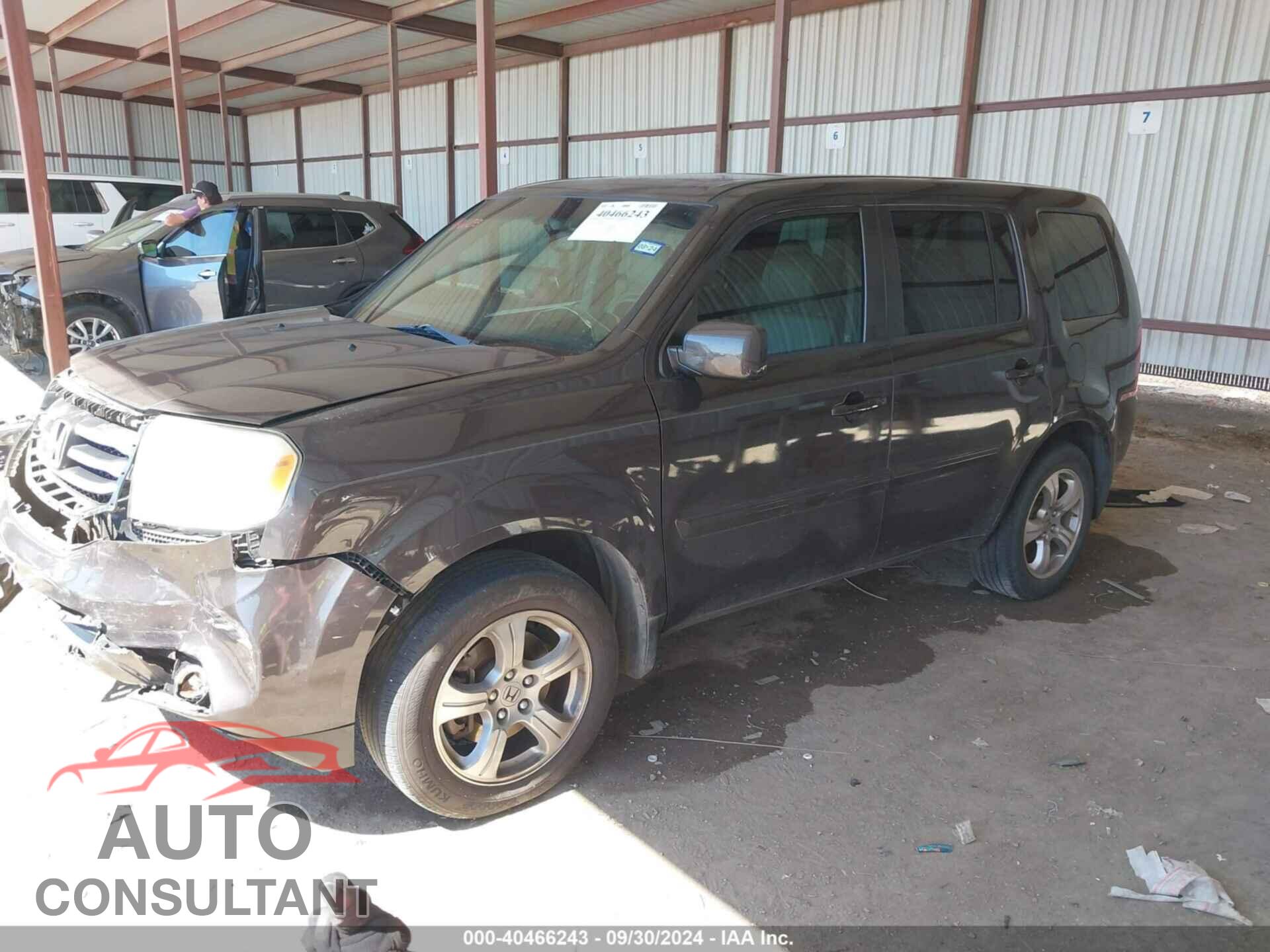 HONDA PILOT 2014 - 5FNYF3H66EB012223