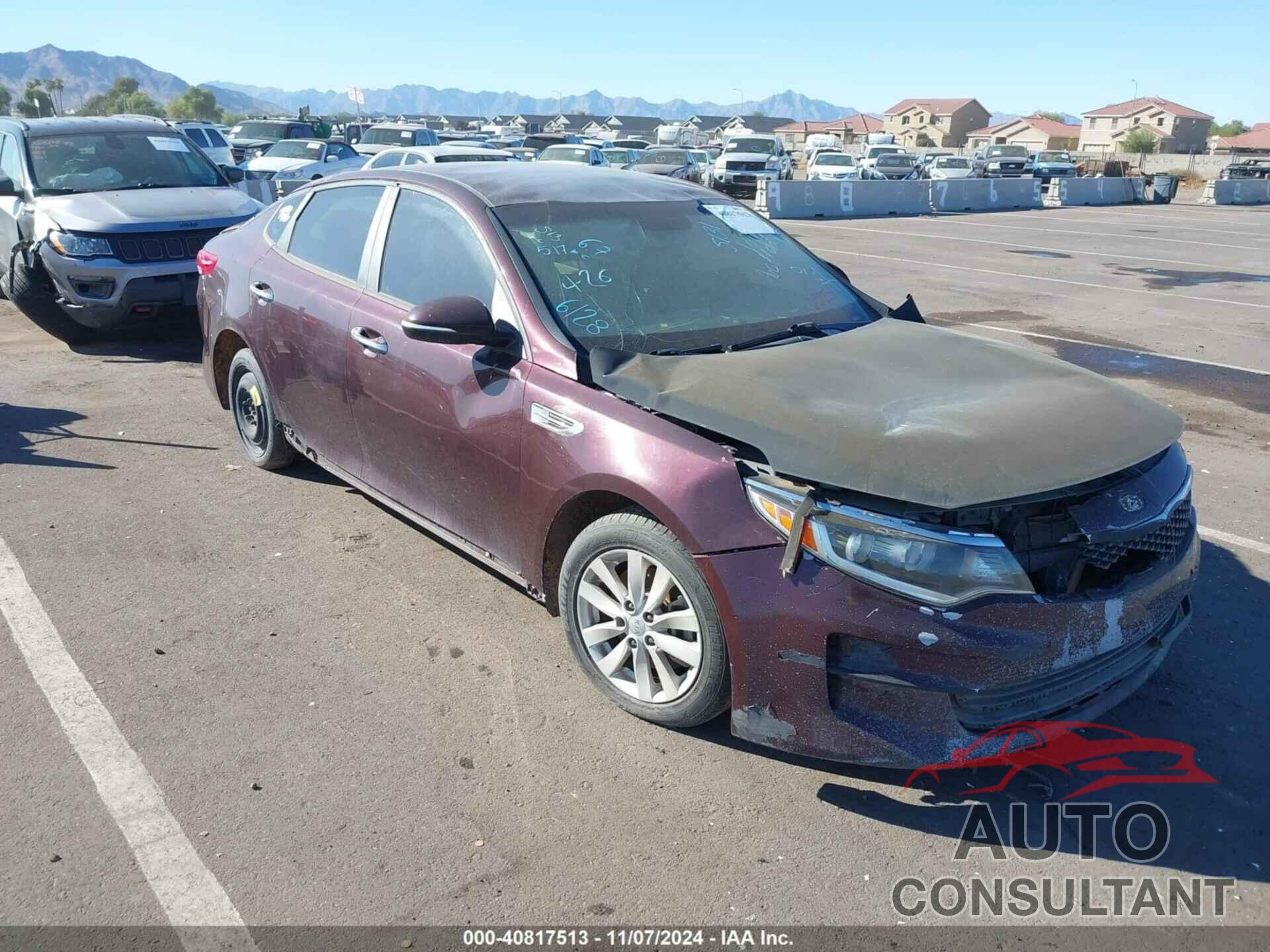 KIA OPTIMA 2016 - 5XXGT4L12GG002231