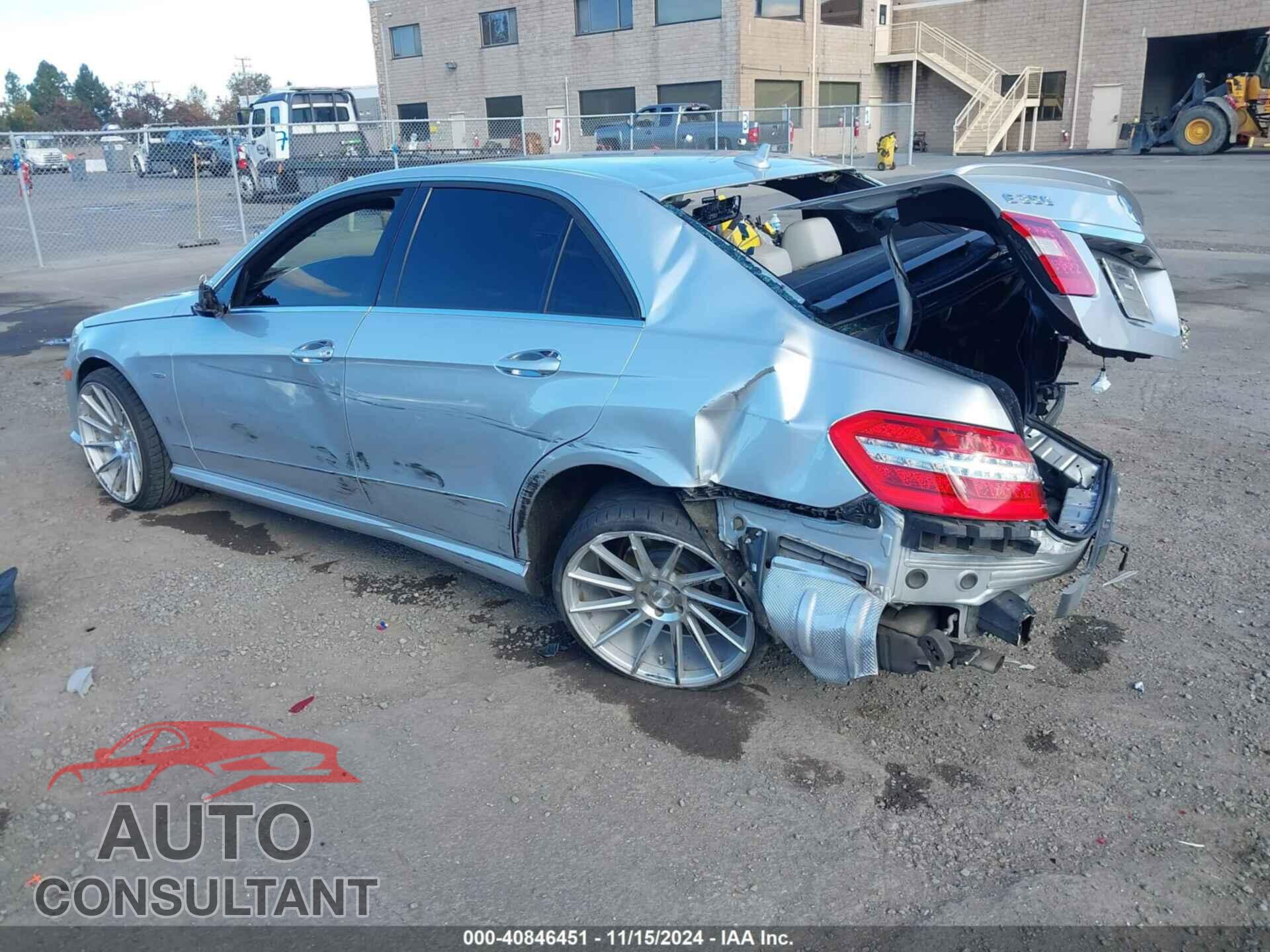 MERCEDES-BENZ E 350 2012 - WDDHF5KB1CA534559