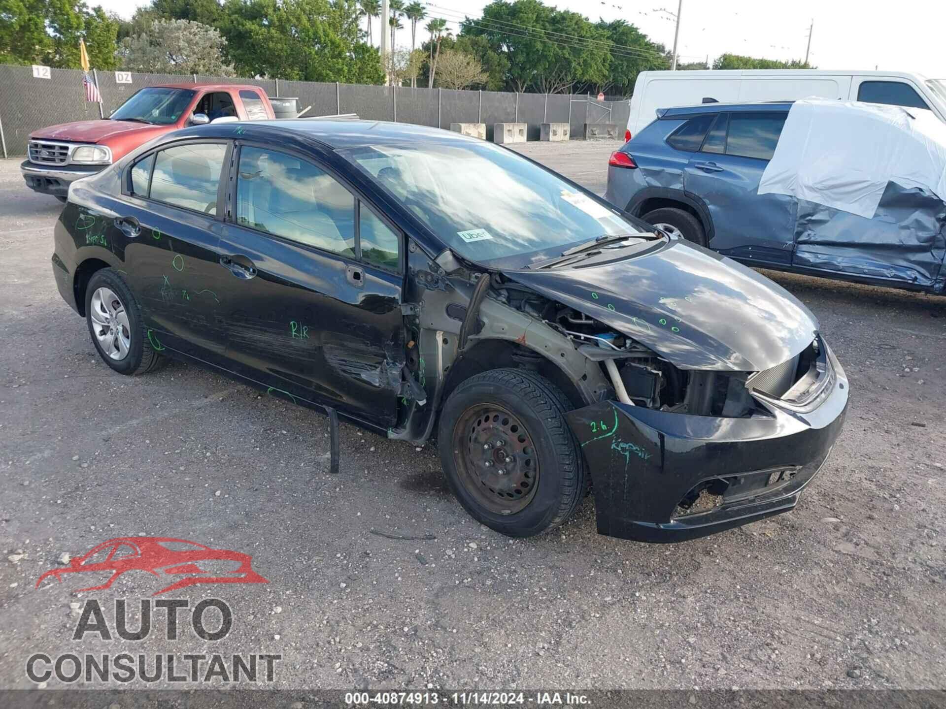 HONDA CIVIC 2015 - 19XFB2F52FE079898