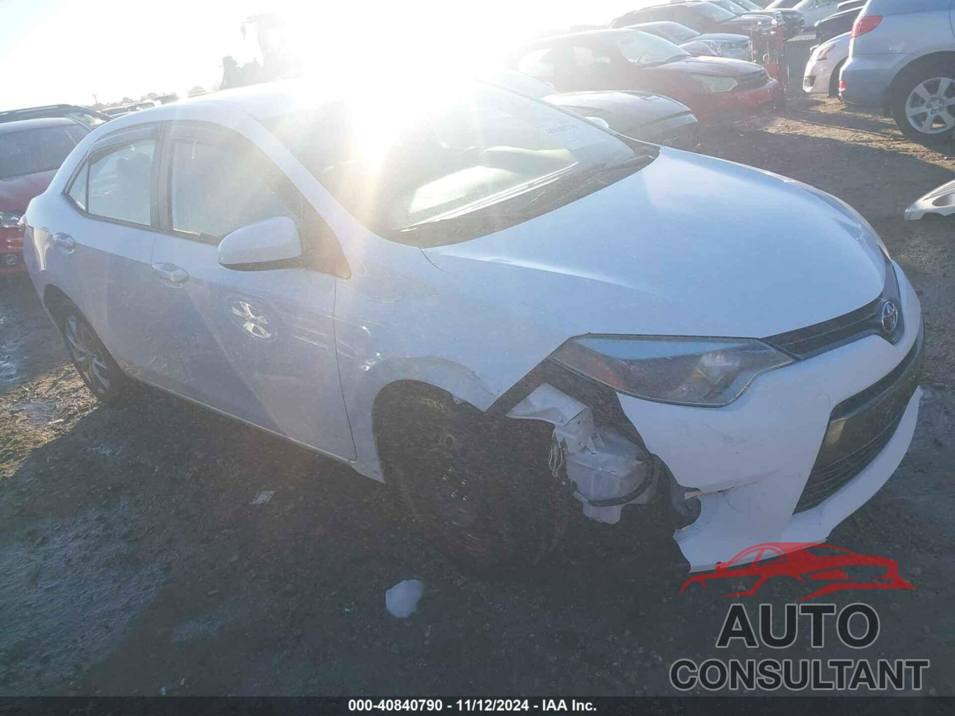 TOYOTA COROLLA 2016 - 2T1BURHE4GC615118