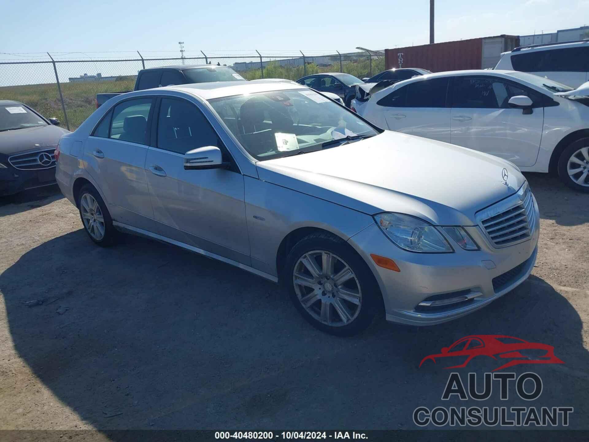 MERCEDES-BENZ E 350 2012 - WDDHF5KB2CA592616
